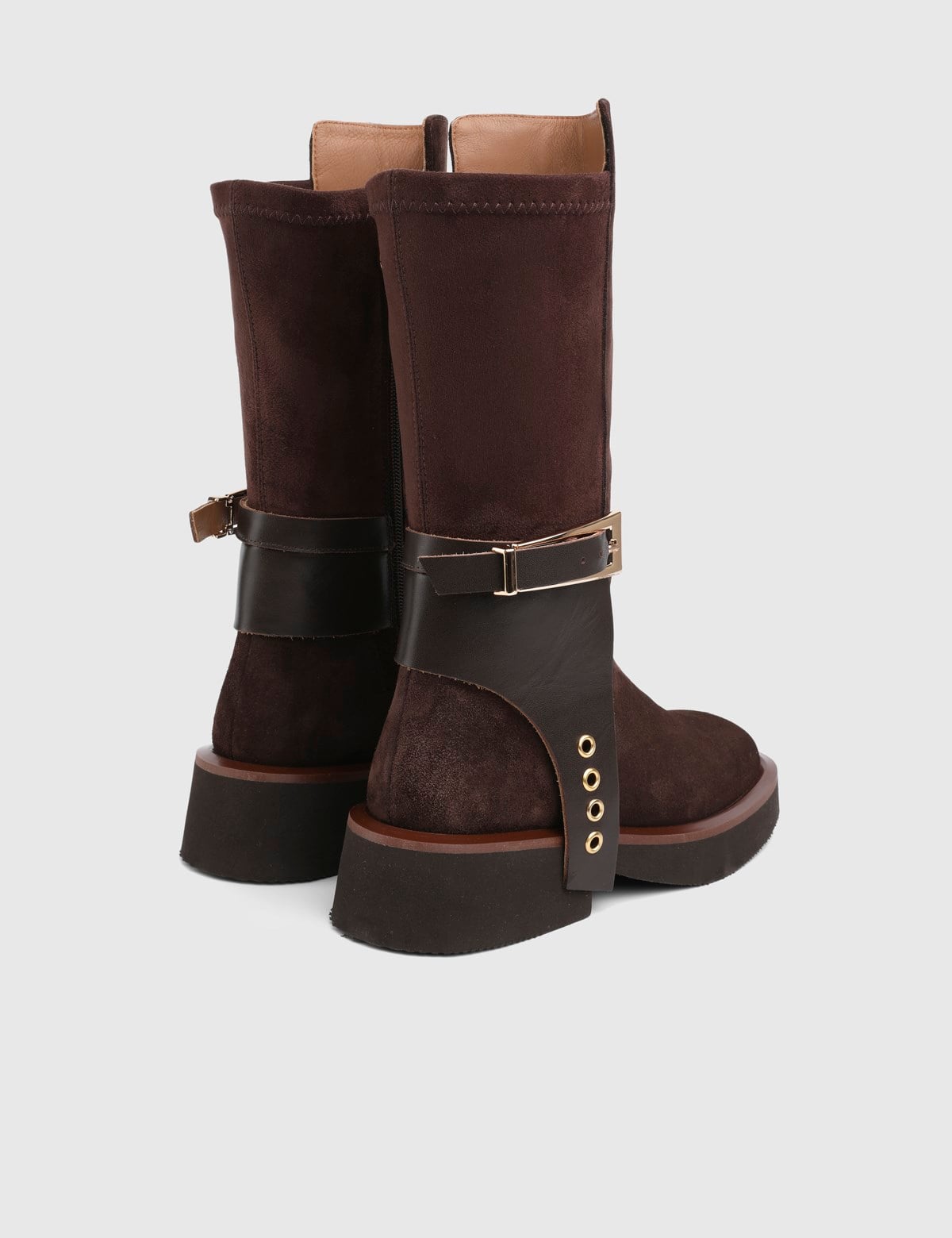Vlad Brown Suede Leather Women's Boot