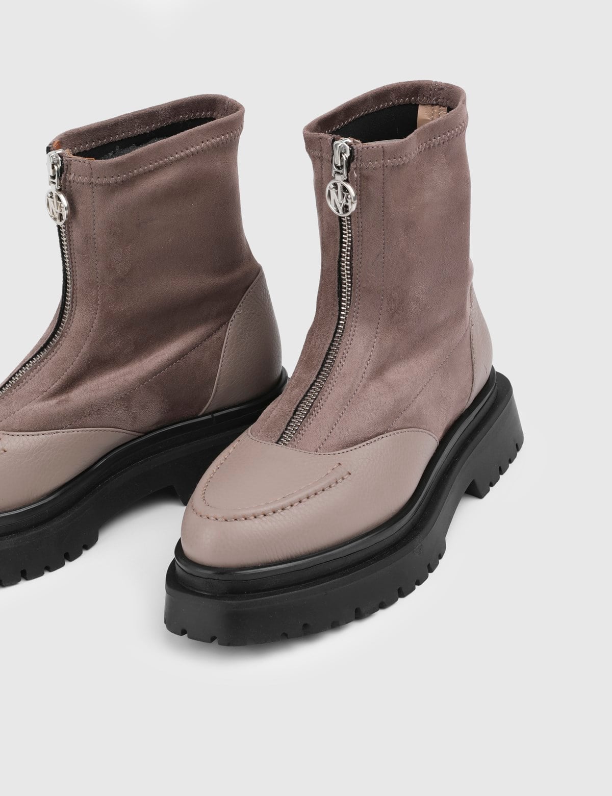 Wax Mink Suede Leather Women's Boot