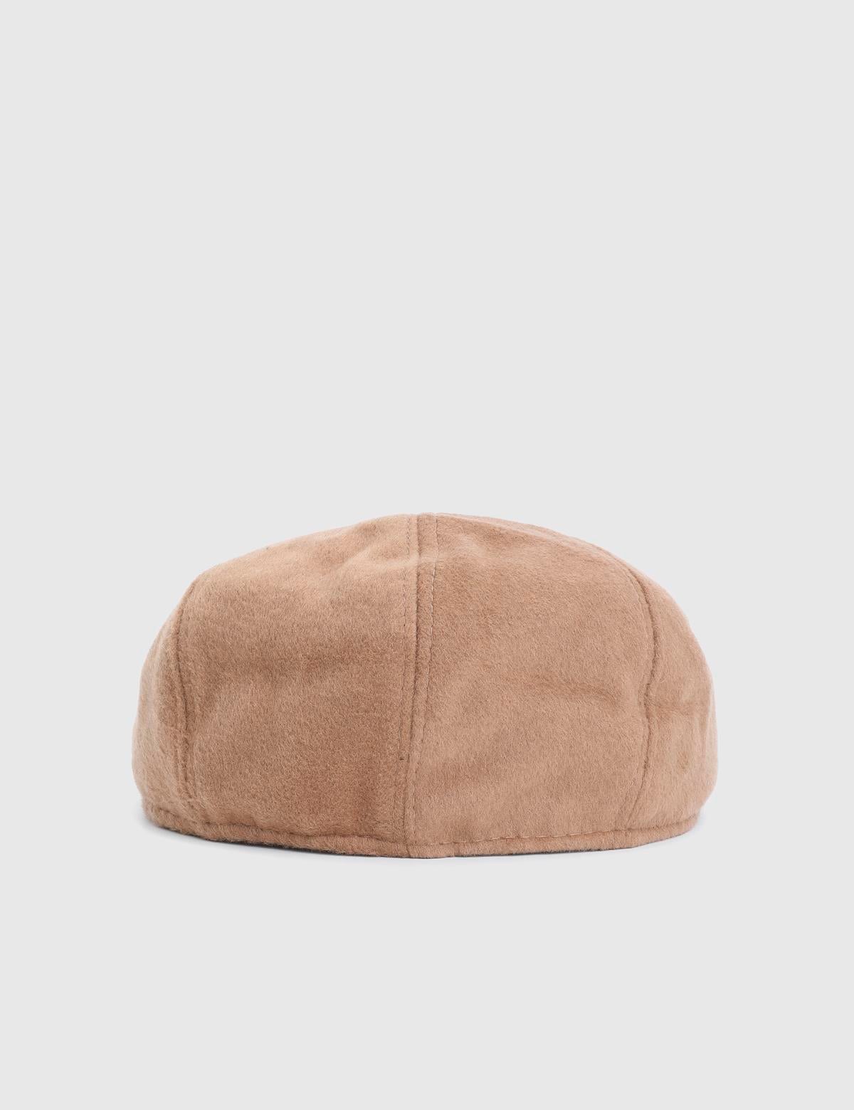 Wolter Camel Men's Fabric Flat Cap