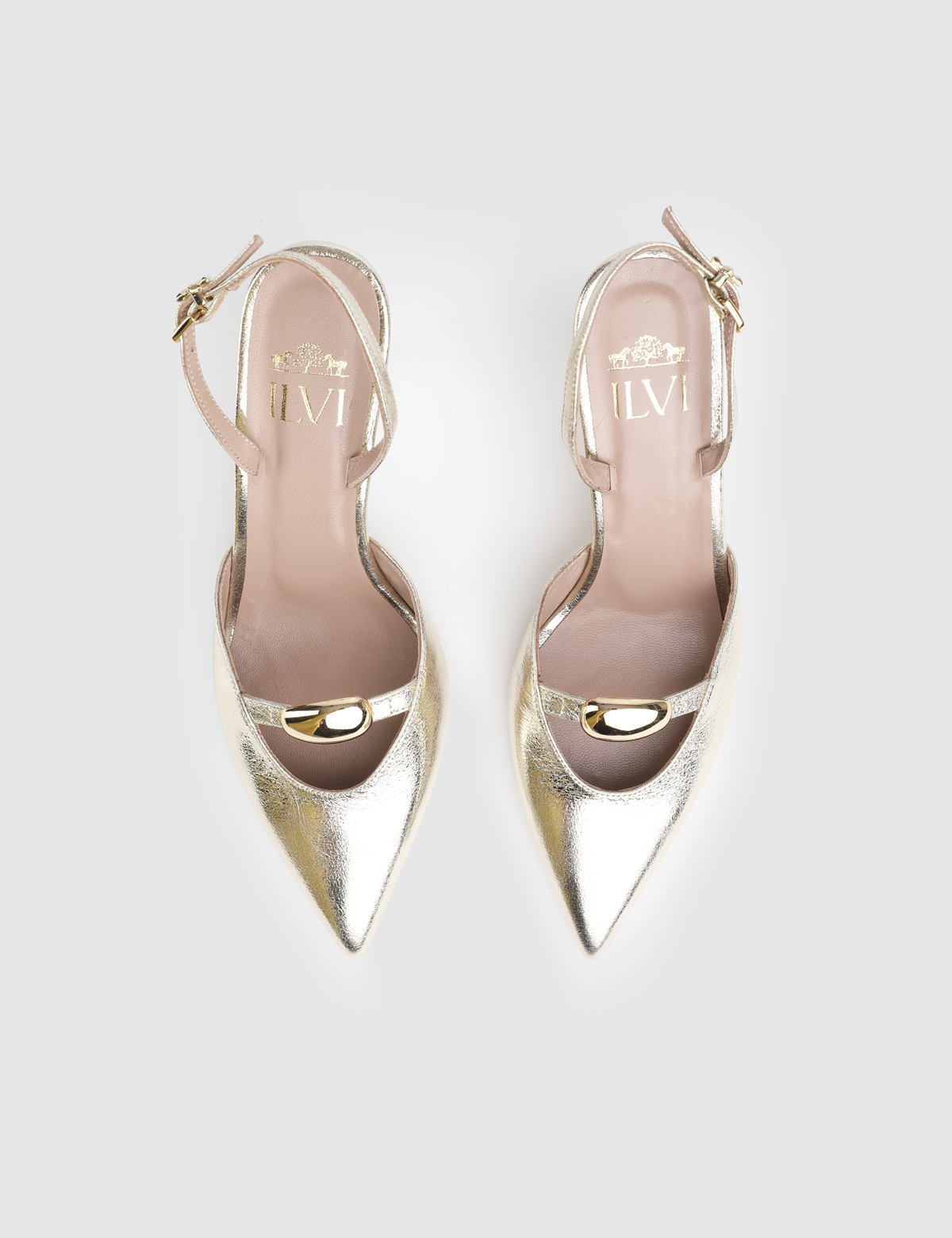 Wren Gold Leather Women's Sandal