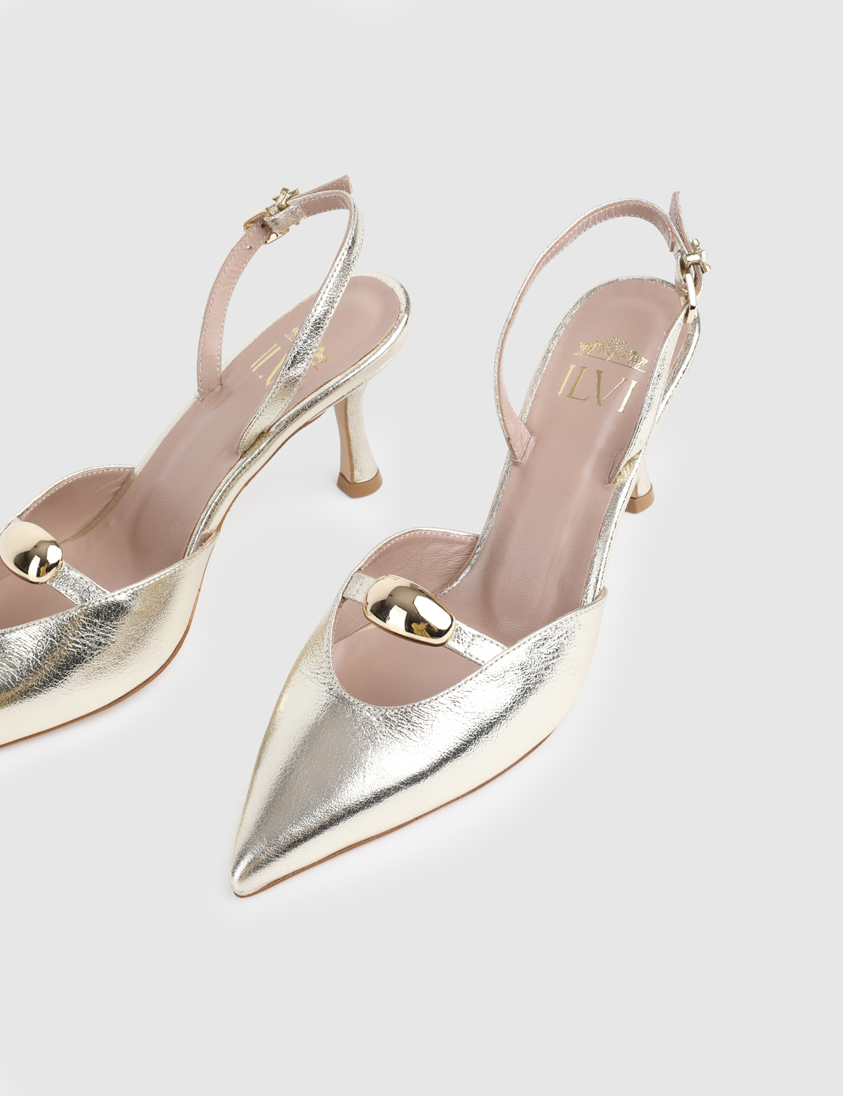 Wren Gold Leather Women's Sandal