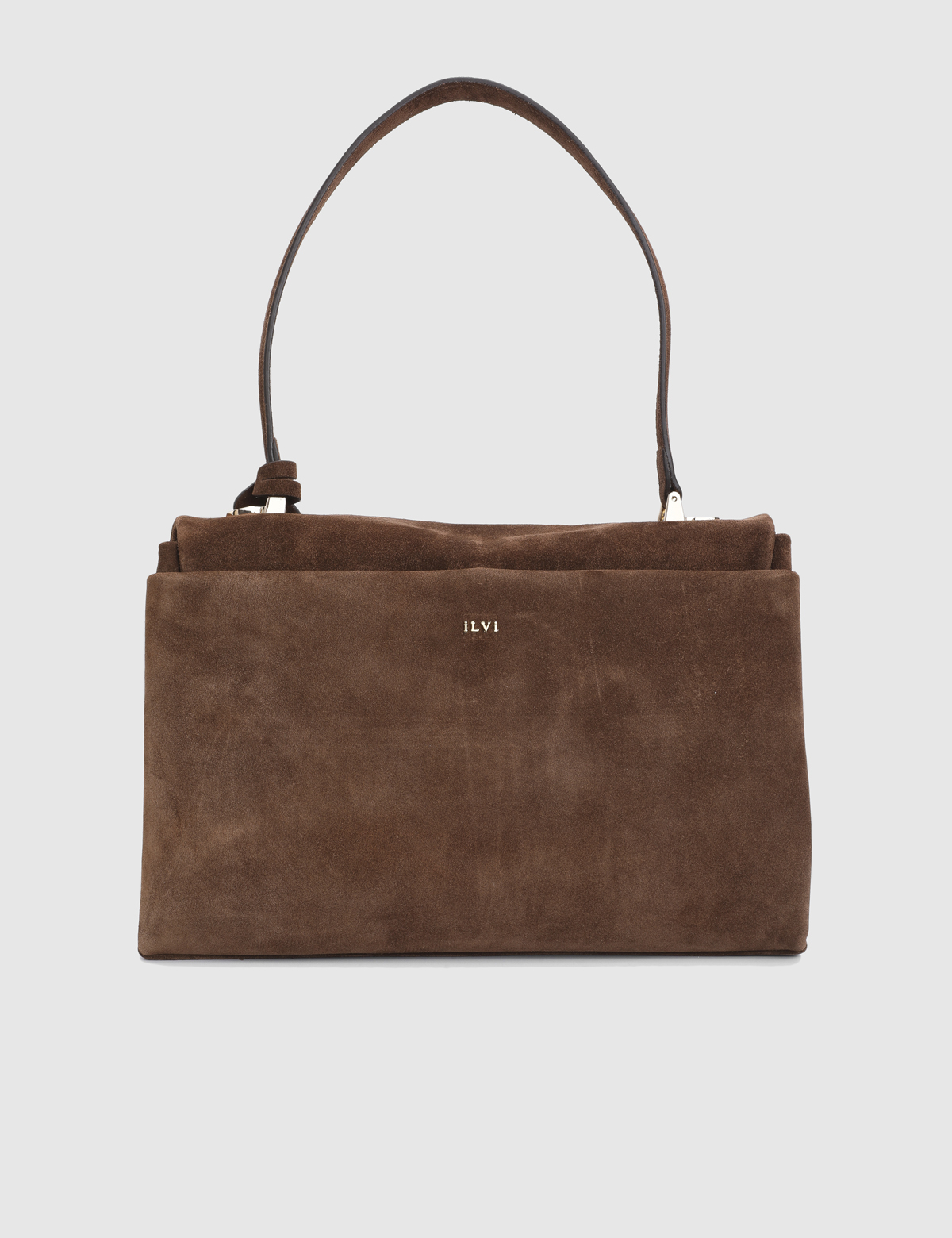 Zinovii Saddle Brown Suede Leather Women's Shoulder Bag