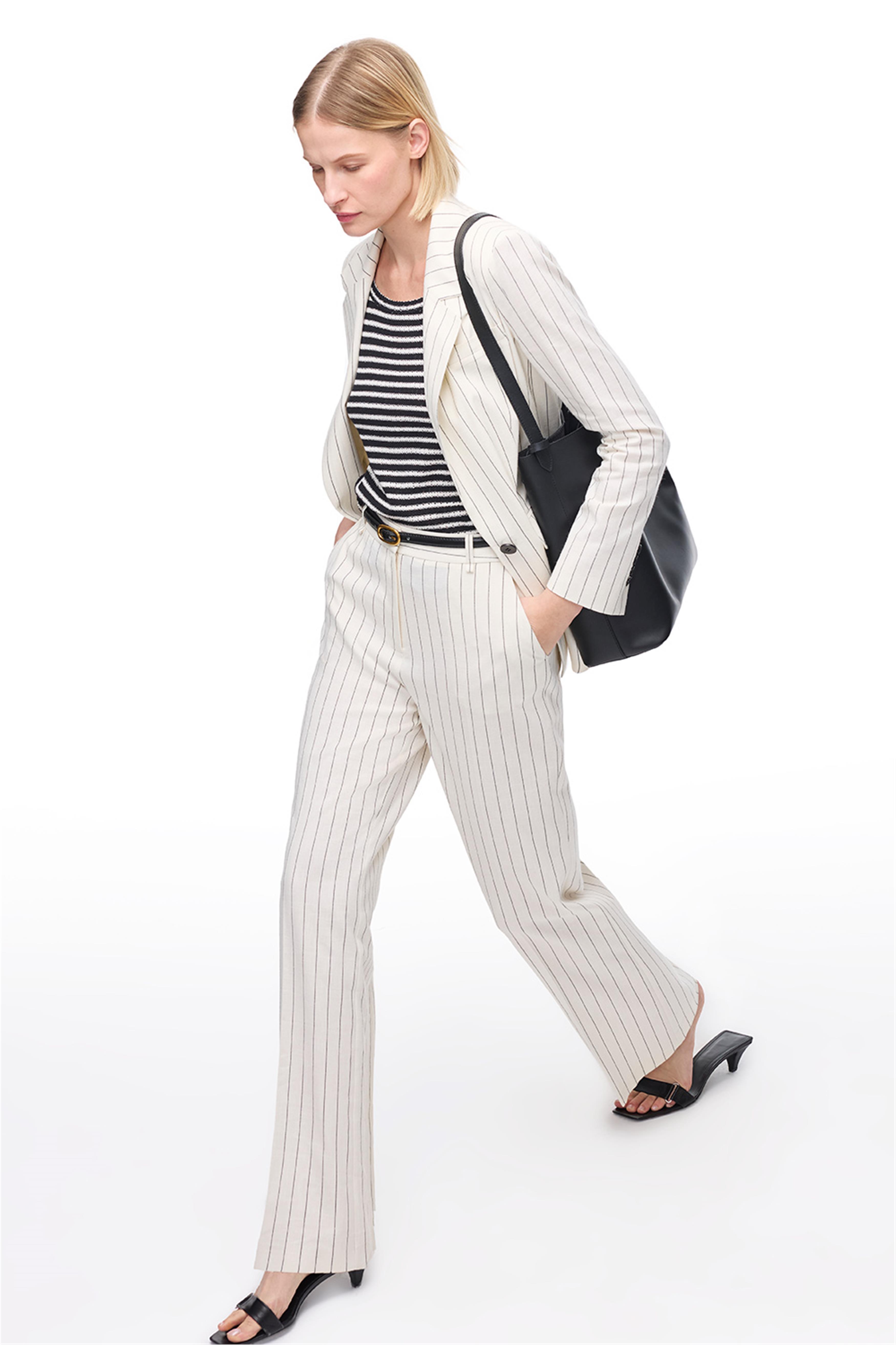 Açık Bej Josts Regular Fit Yüksek Bel Pantolon