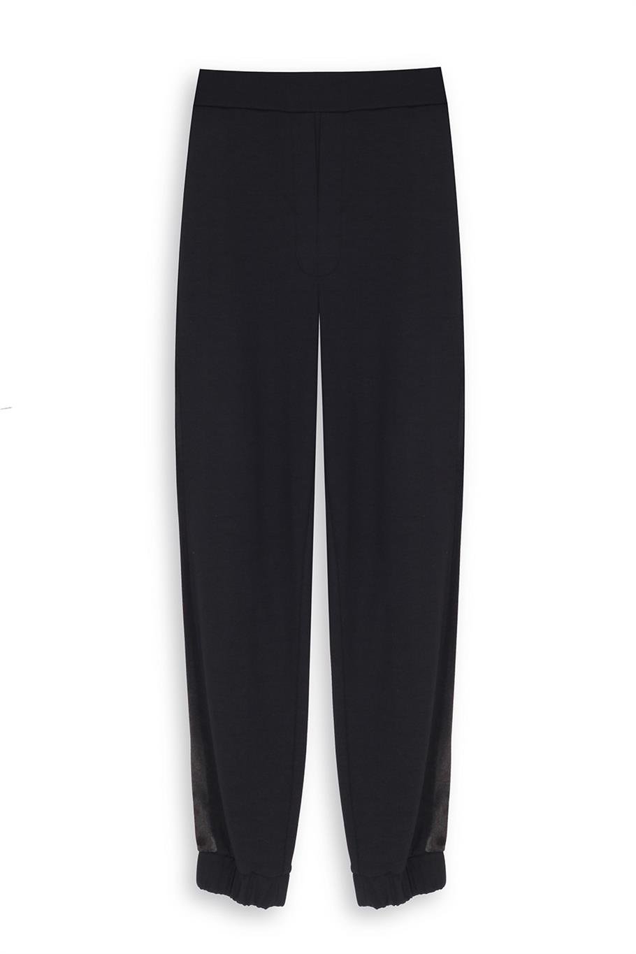 Arnes Regular Fit Standart Boy Siyah Pantolon