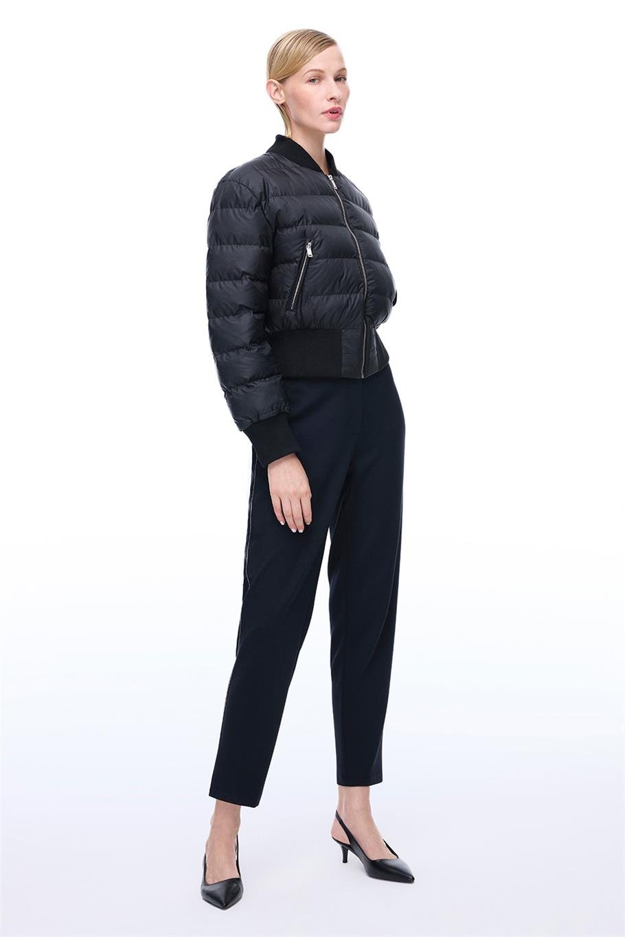 Arnes Regular Fit Uzun Boy Siyah Pantolon