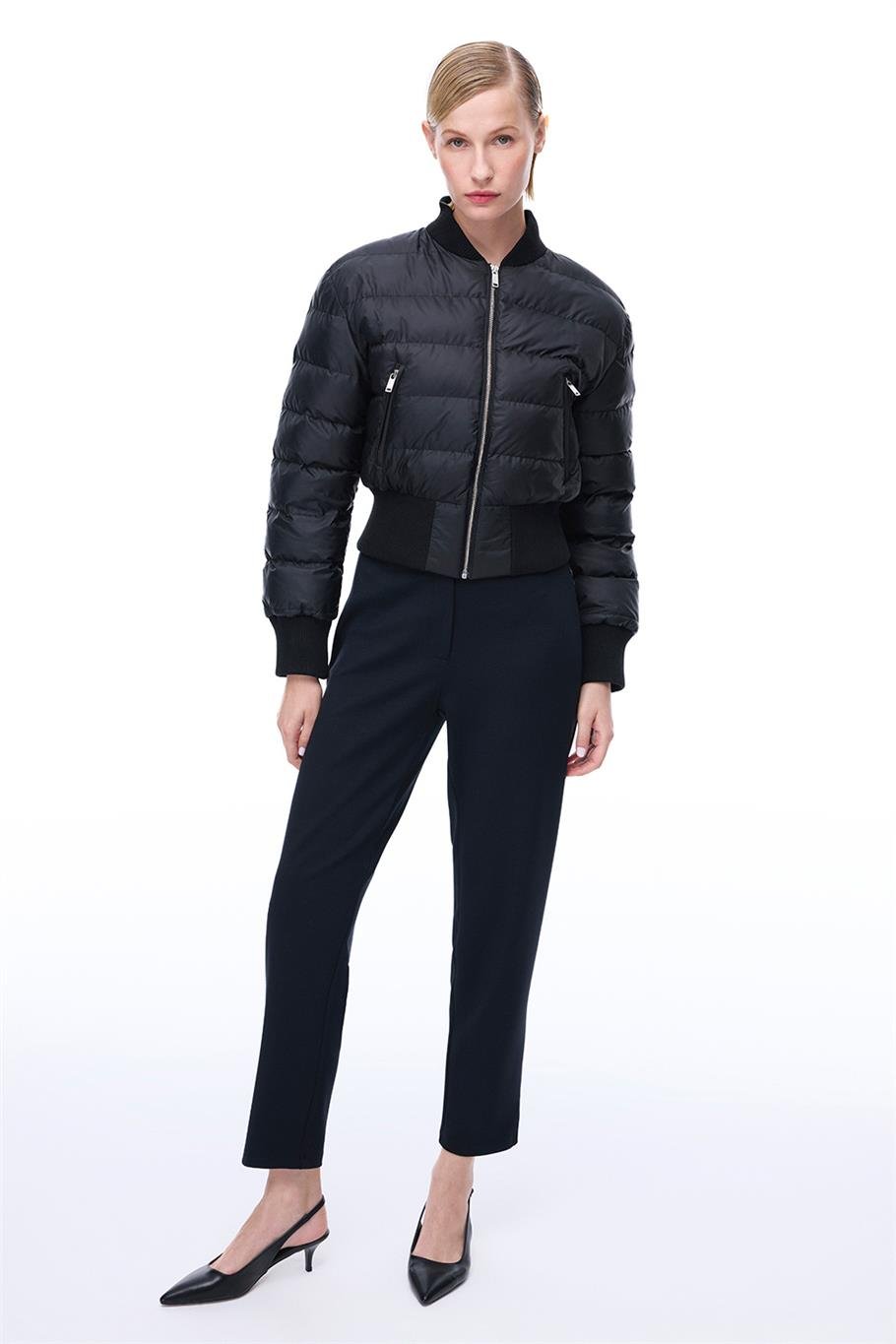 Arnes Regular Fit Uzun Boy Siyah Pantolon