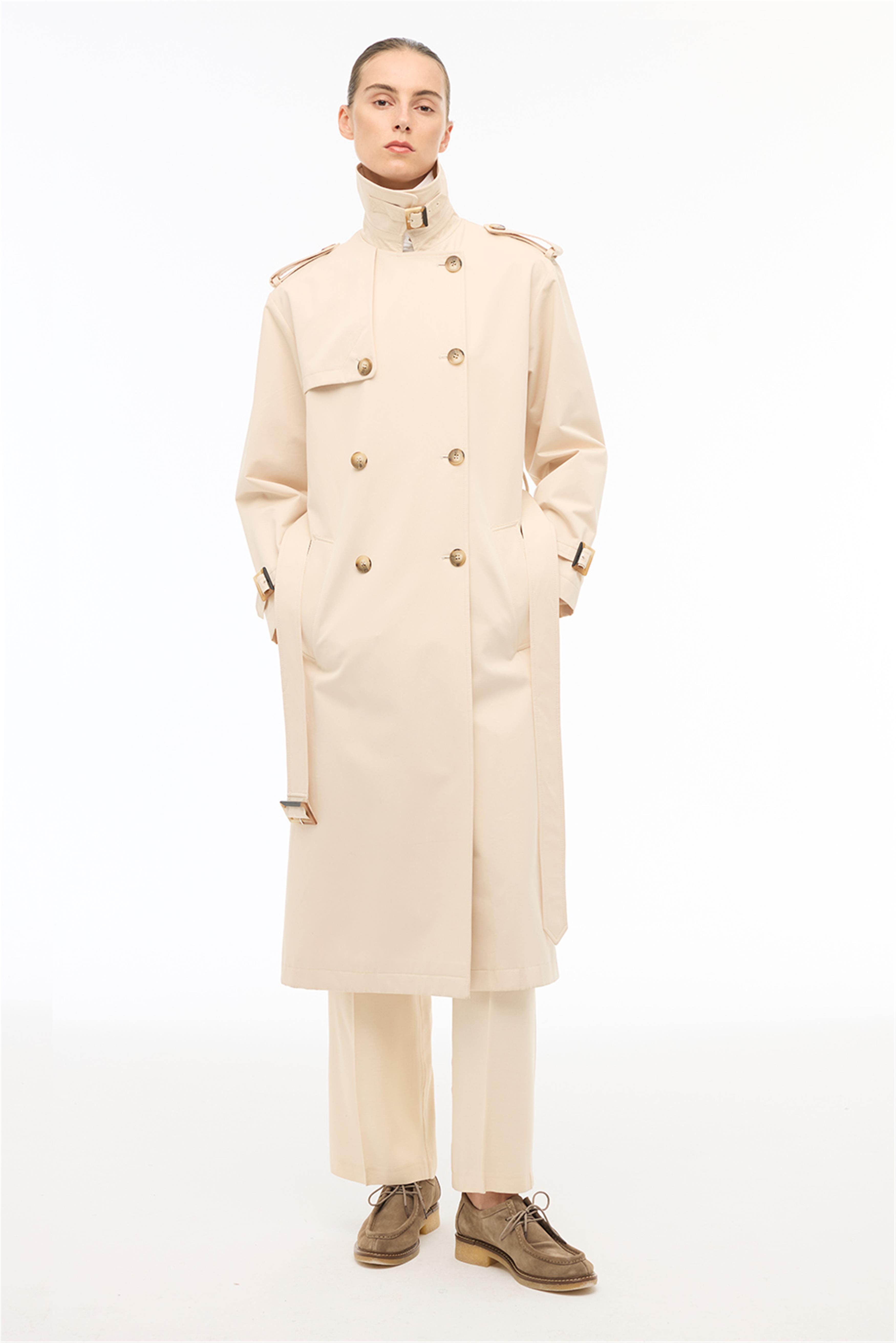 Bej Diz Altı Trençkot