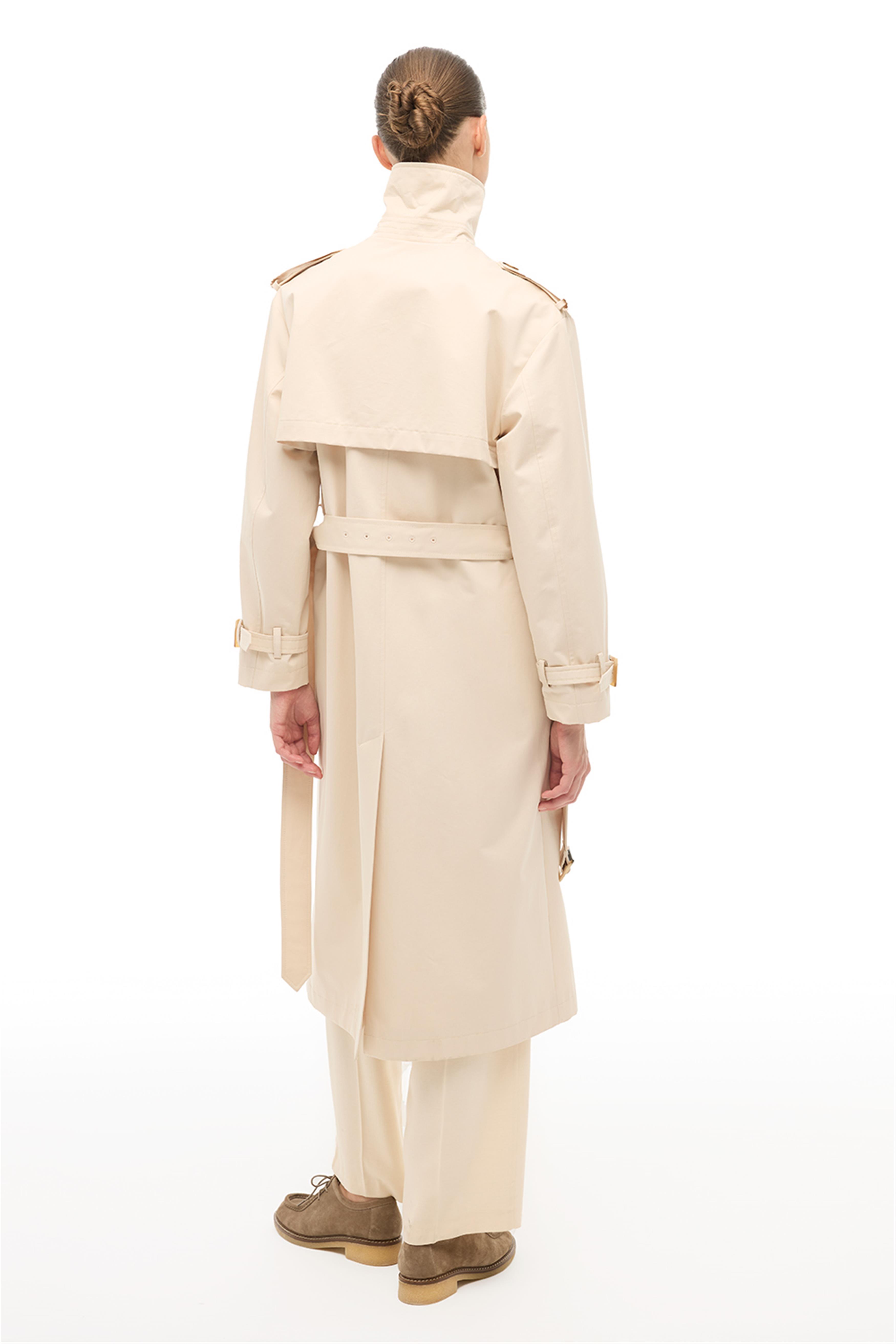 Bej Diz Altı Trençkot