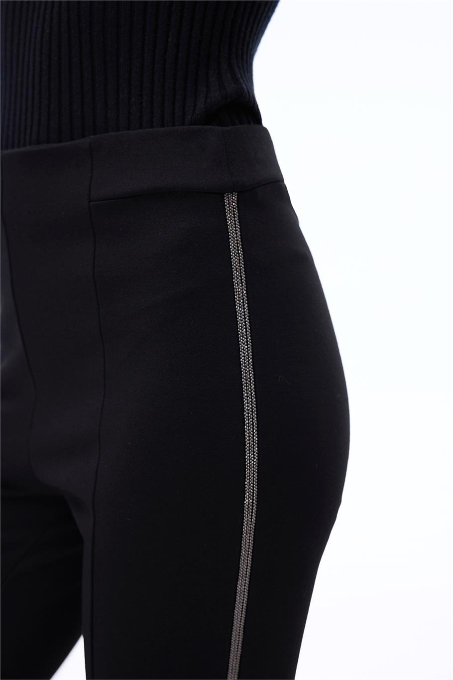 Betrias Slim Fit Standart Boy Siyah Tayt