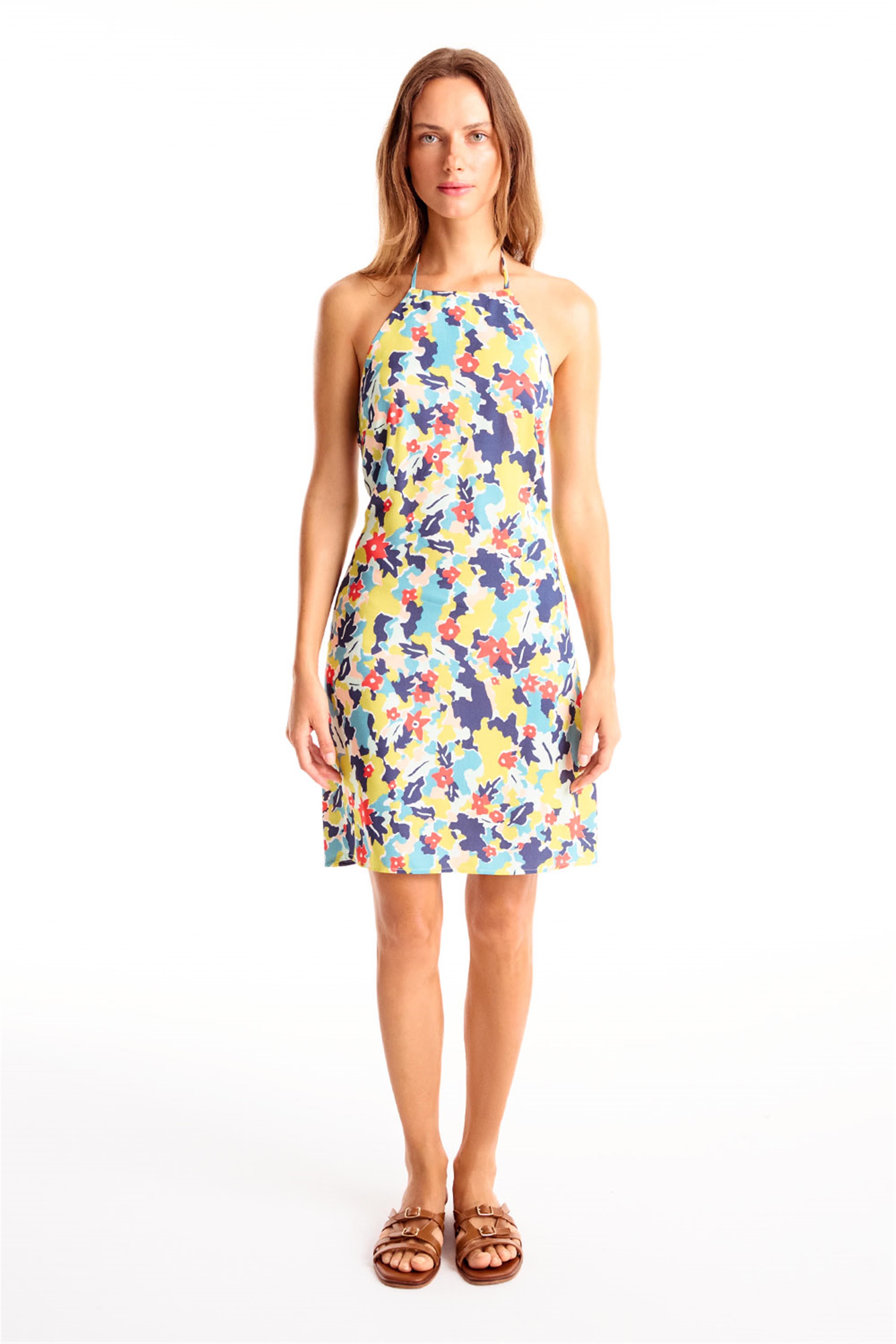 Cok Cloudy Rahat Kalıp Mini Boy Elbise