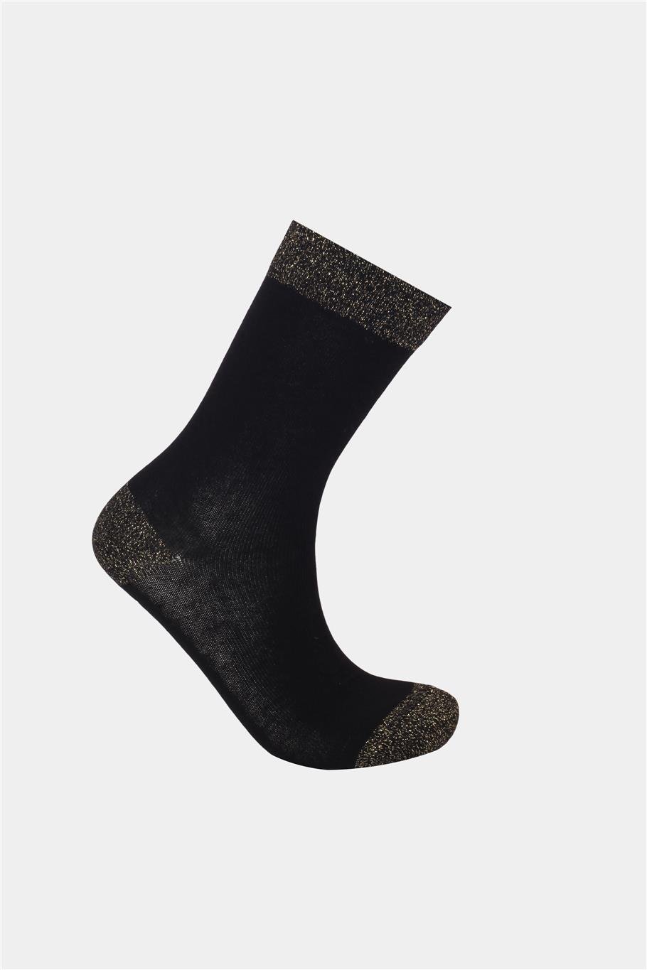 Corap Altın gumus fusya Corap