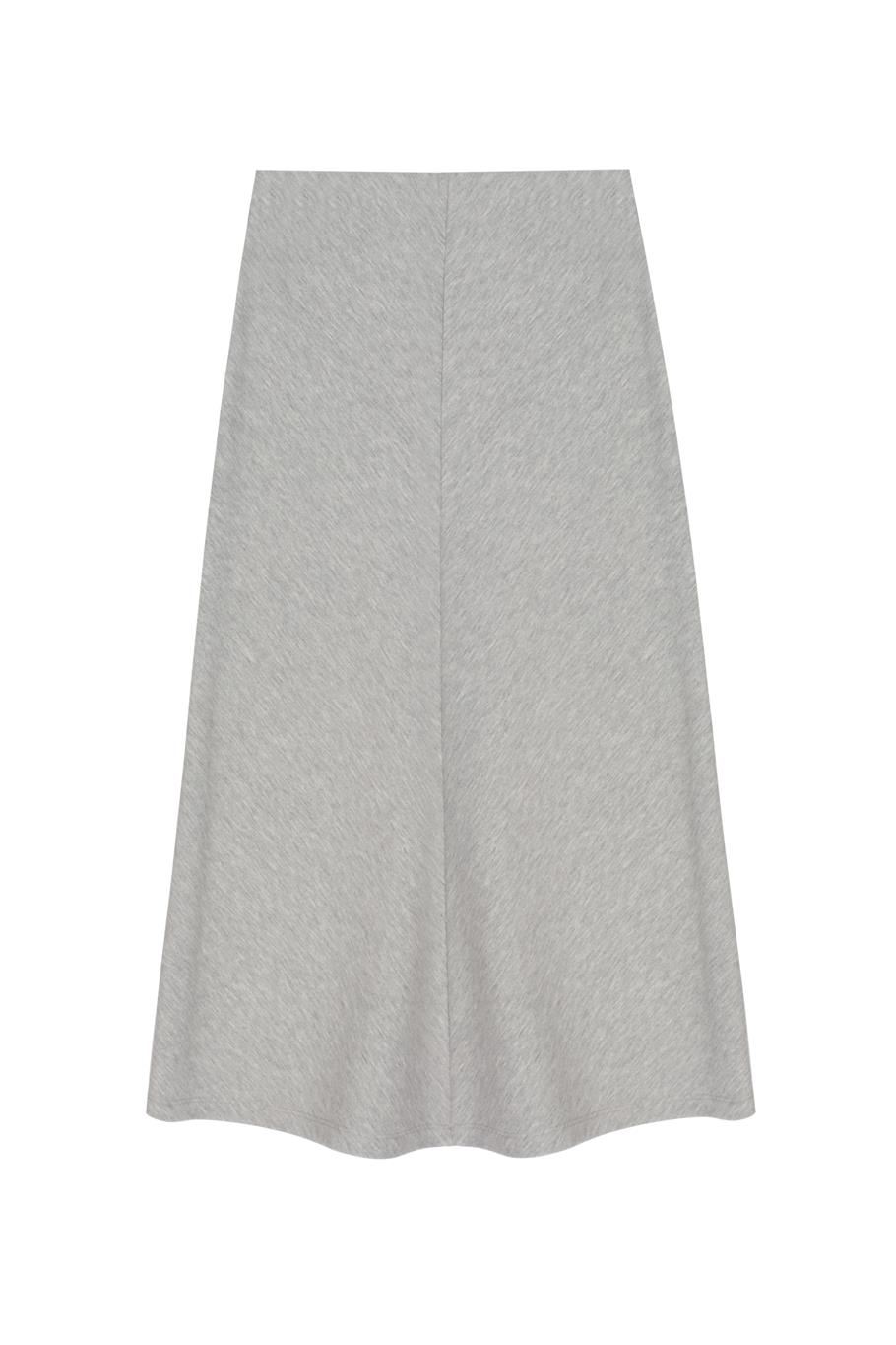 Distance Regular Fit Midi Boy Gri melanj Etek