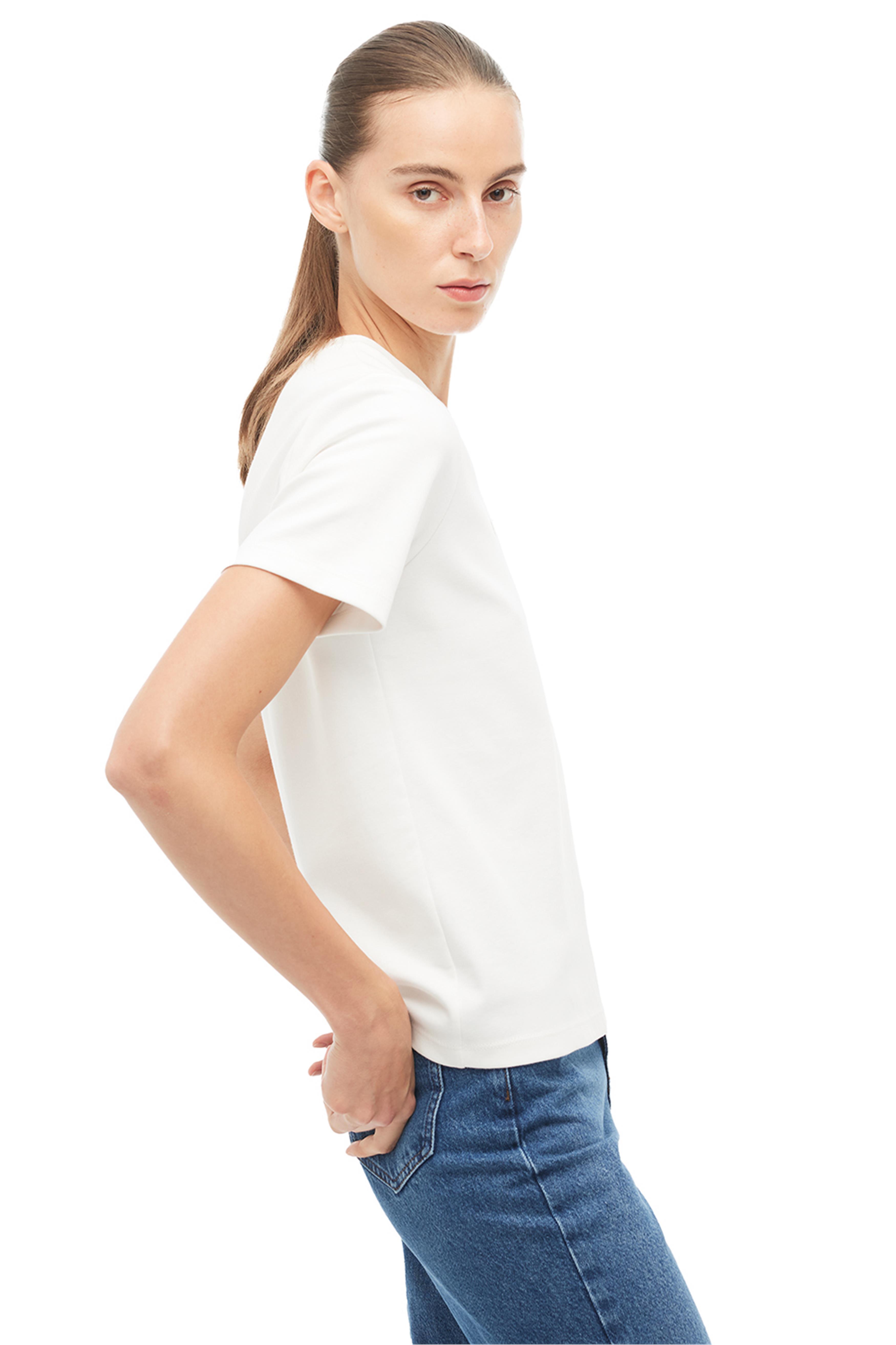 Ekru Nakışlı Tişört