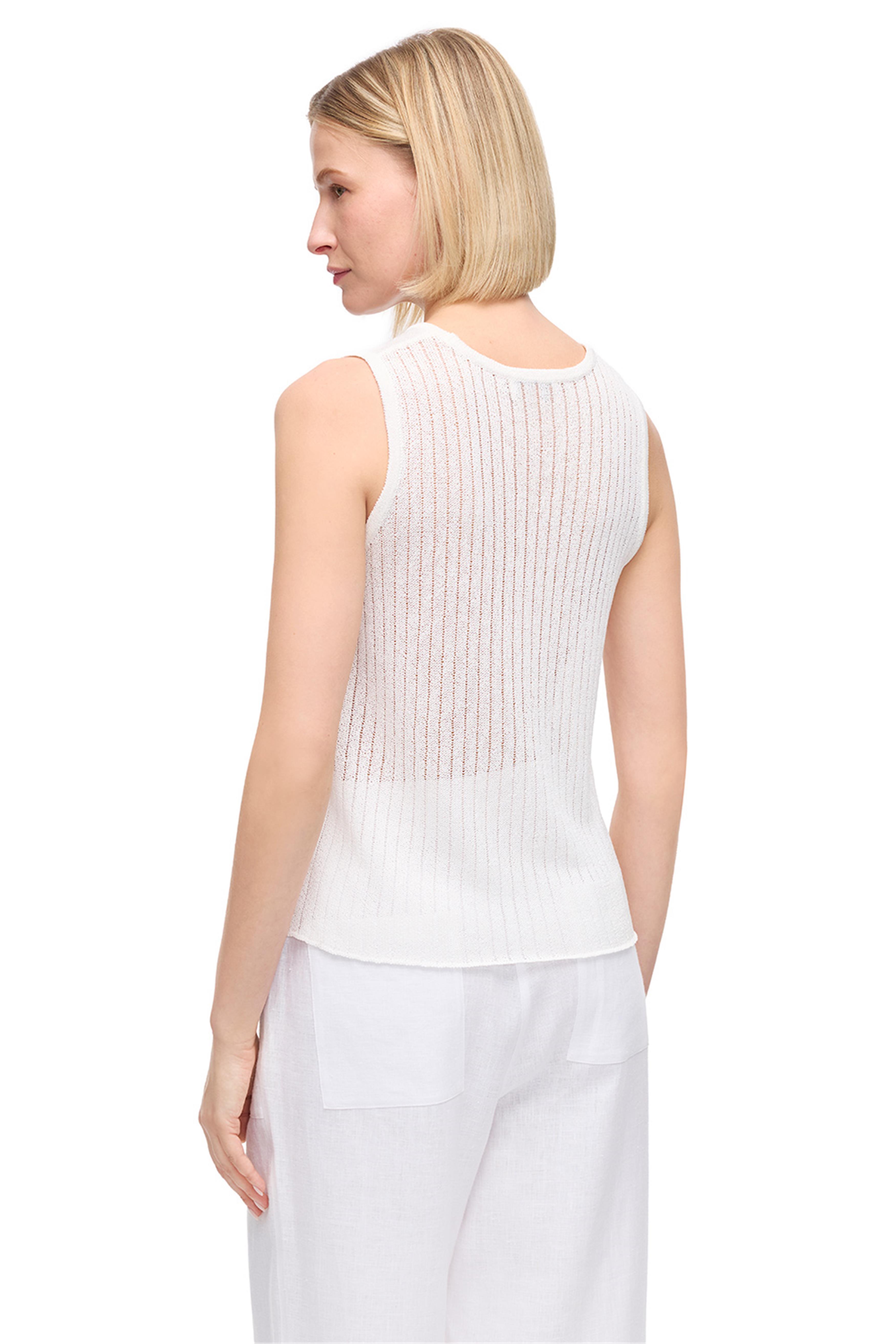 Ekru Rahat Kalıp Triko Bluz