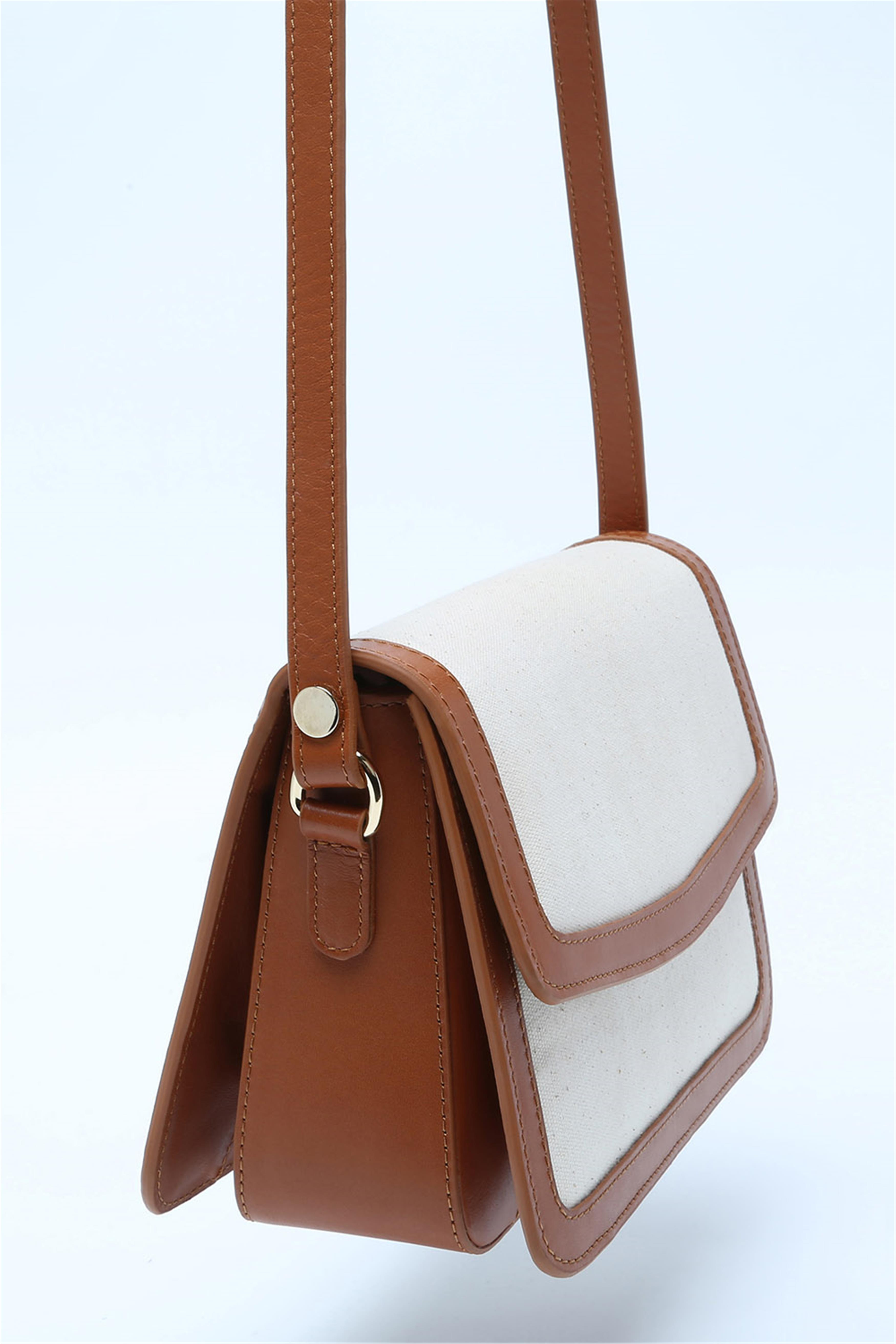 Ekru Renk Çanta 0274