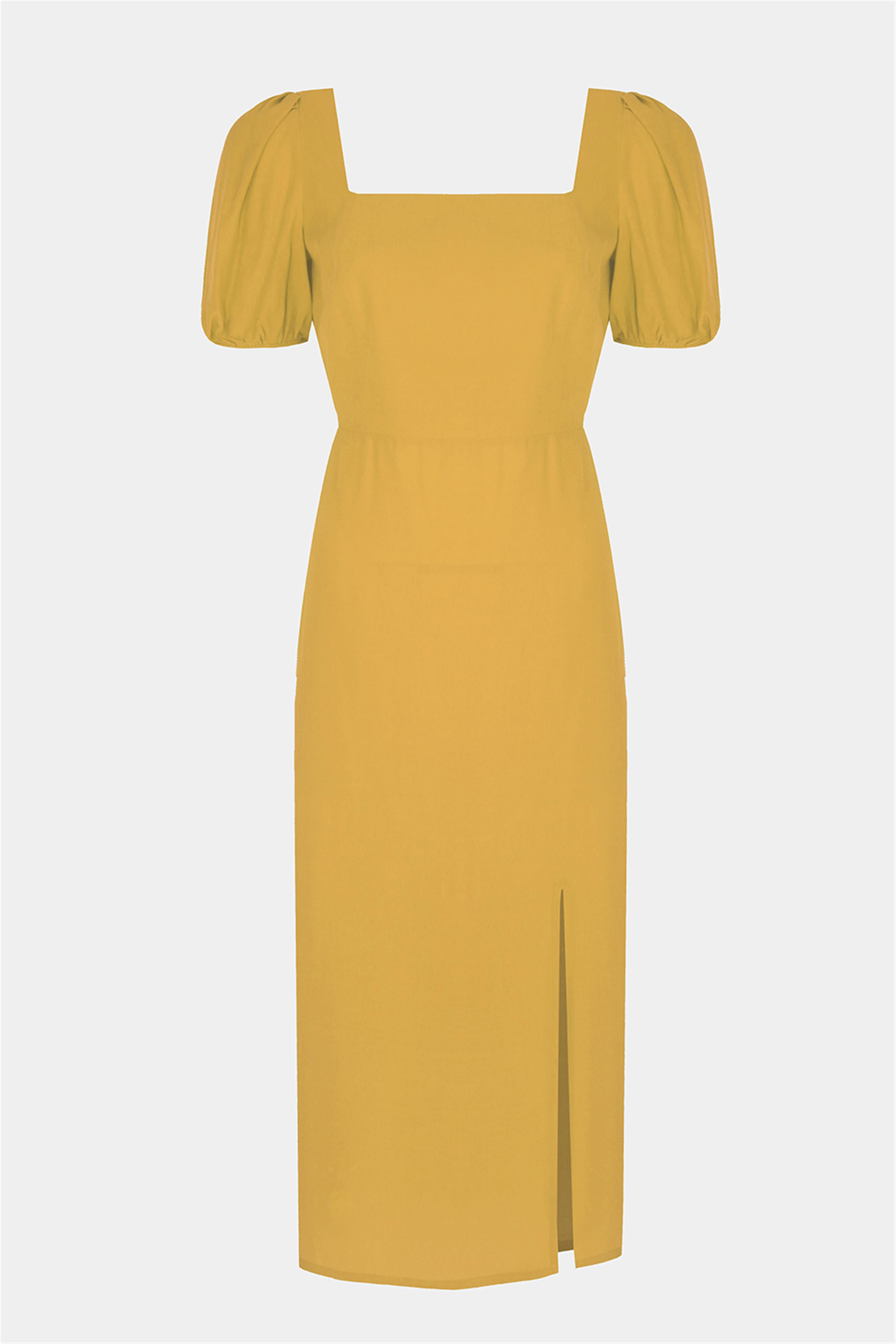 Fistik Dears Regular Fit Midi Boy Elbise
