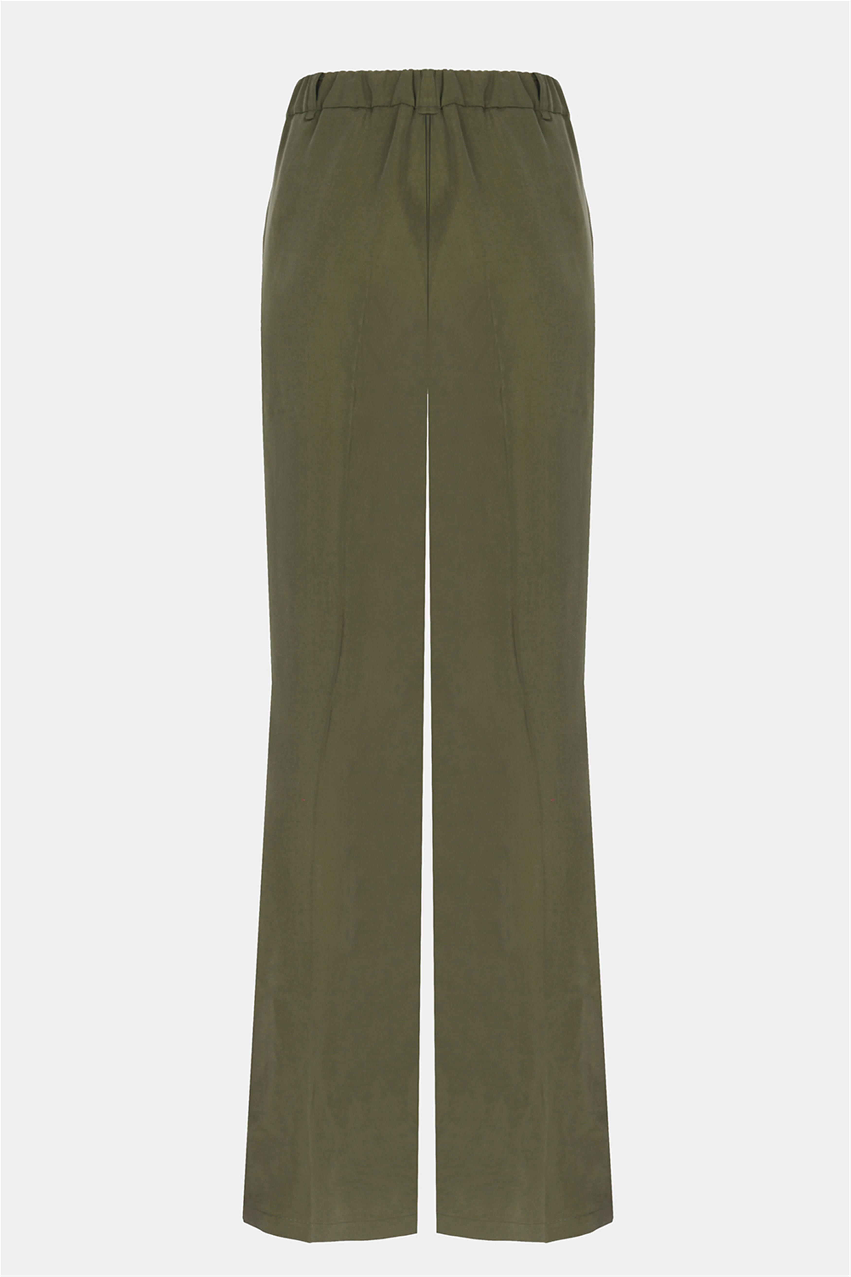 Haki Days Regular Fit Yüksek Bel Pantolon