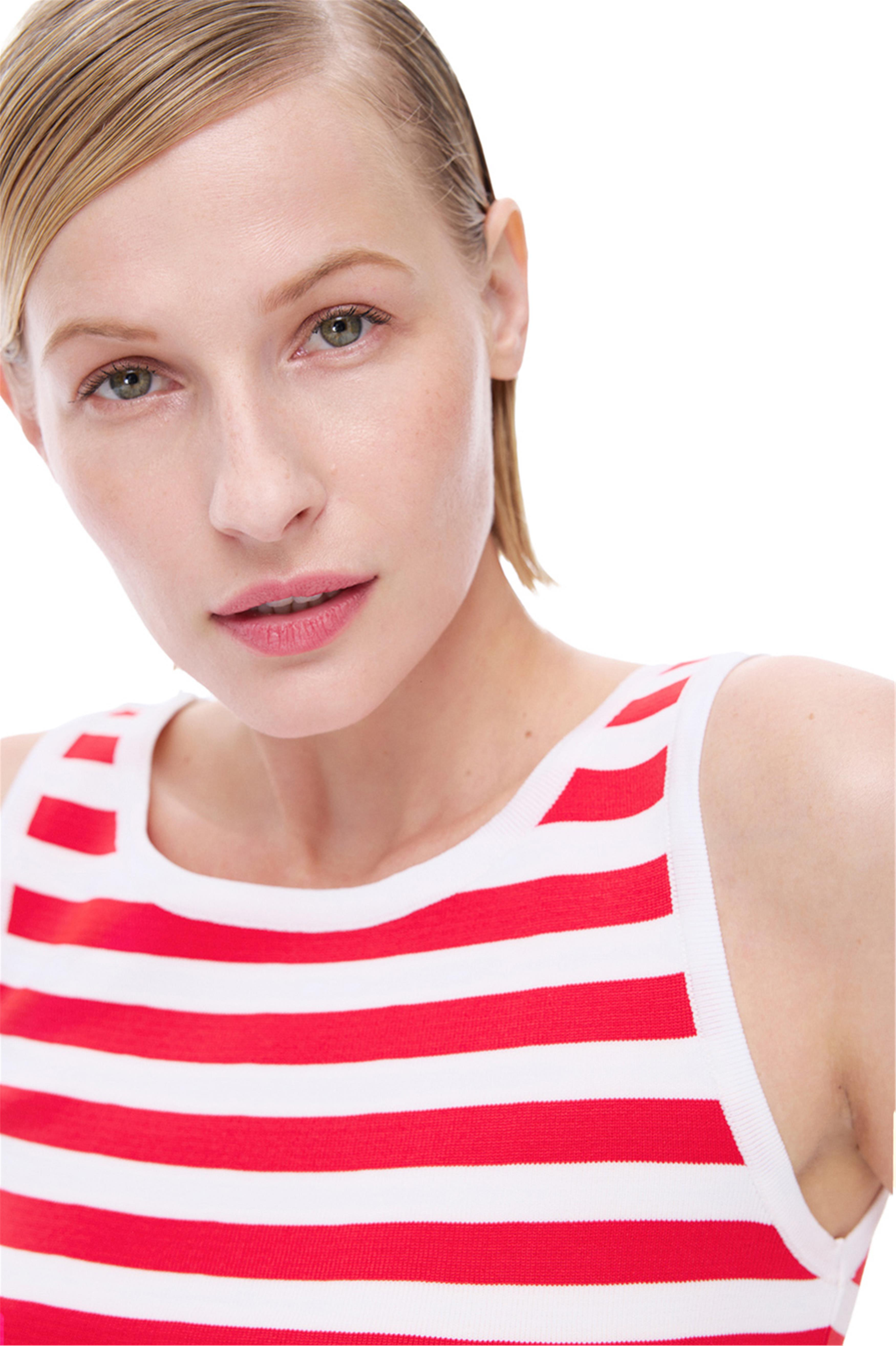 İllas Beyaz Kırmızı Renk Kadın Triko Bluz