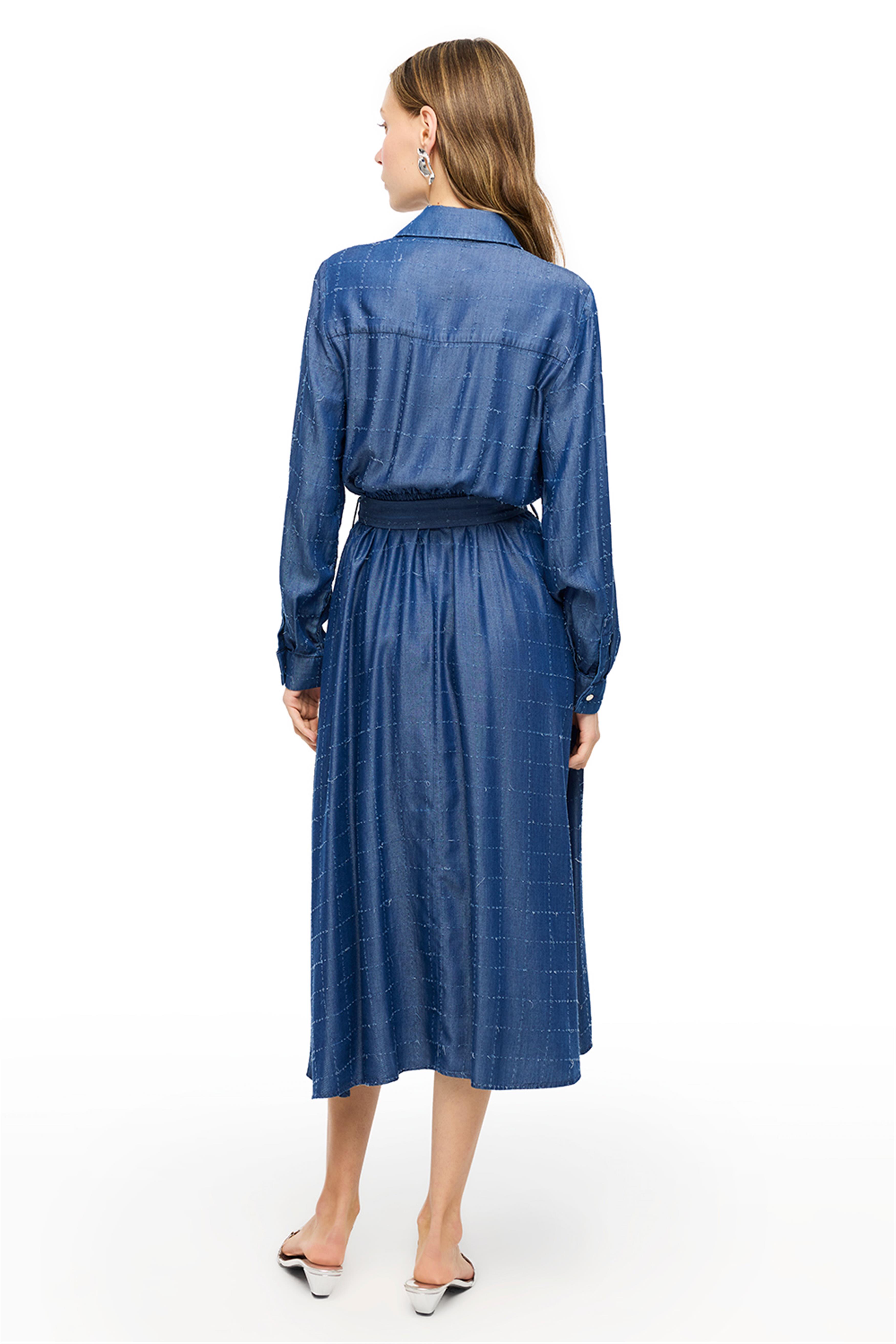 İndigo Lias Regular Fit Midi Boy Elbise