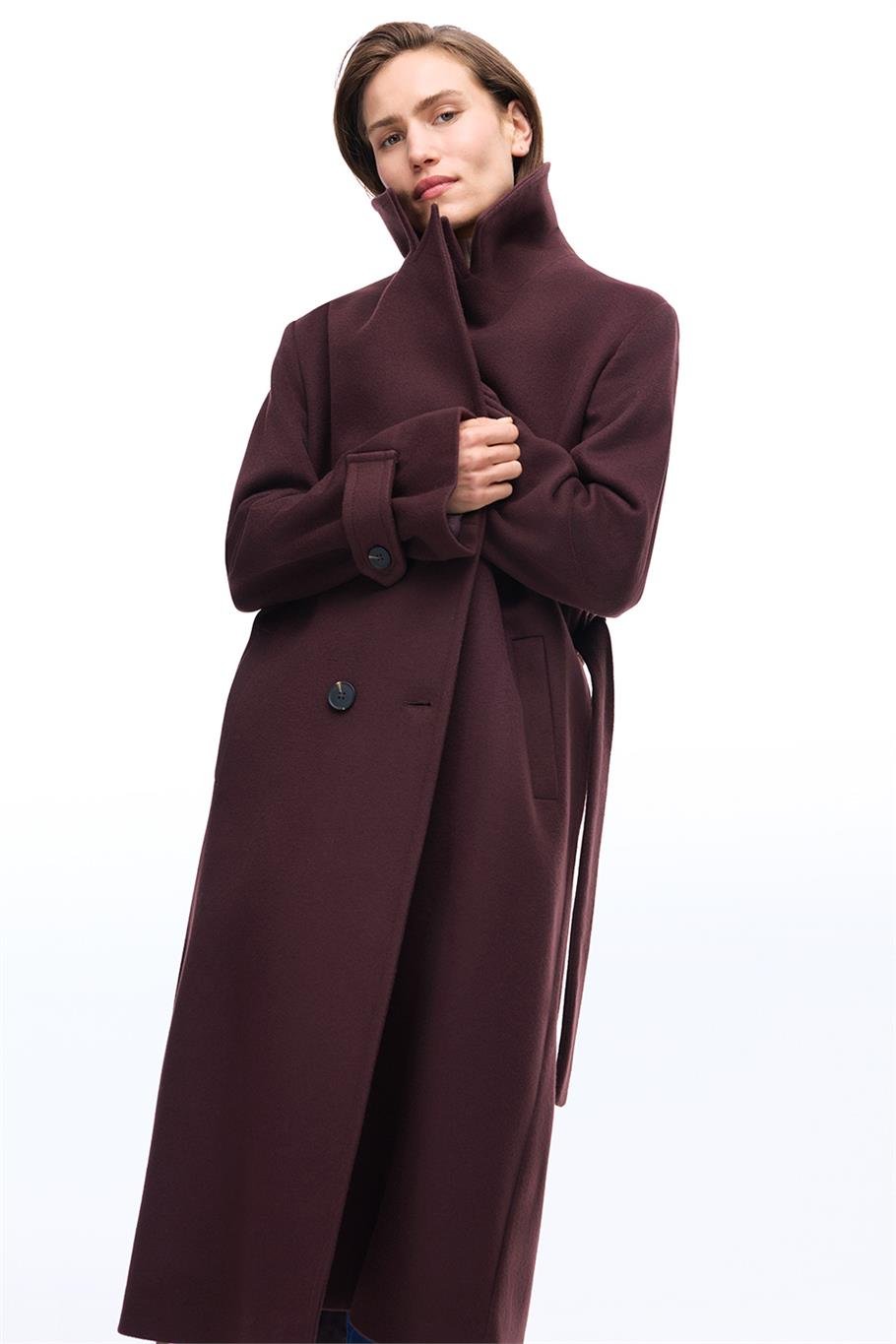 Kavya Kahverengi Renk Kadın Kaban