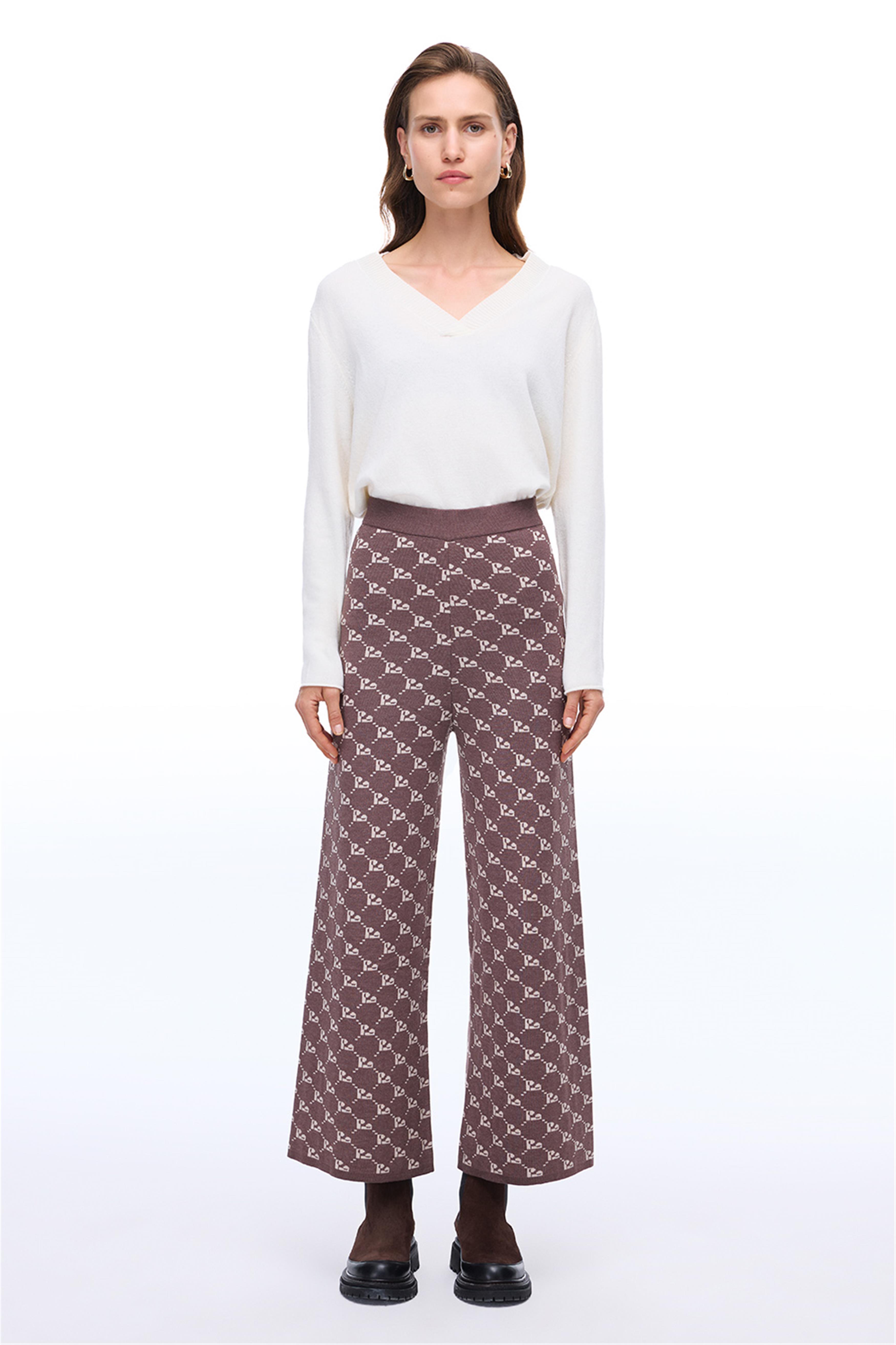 Mayra Regular Fit Standart Boy Ekru Renk Kadın Triko Bluz