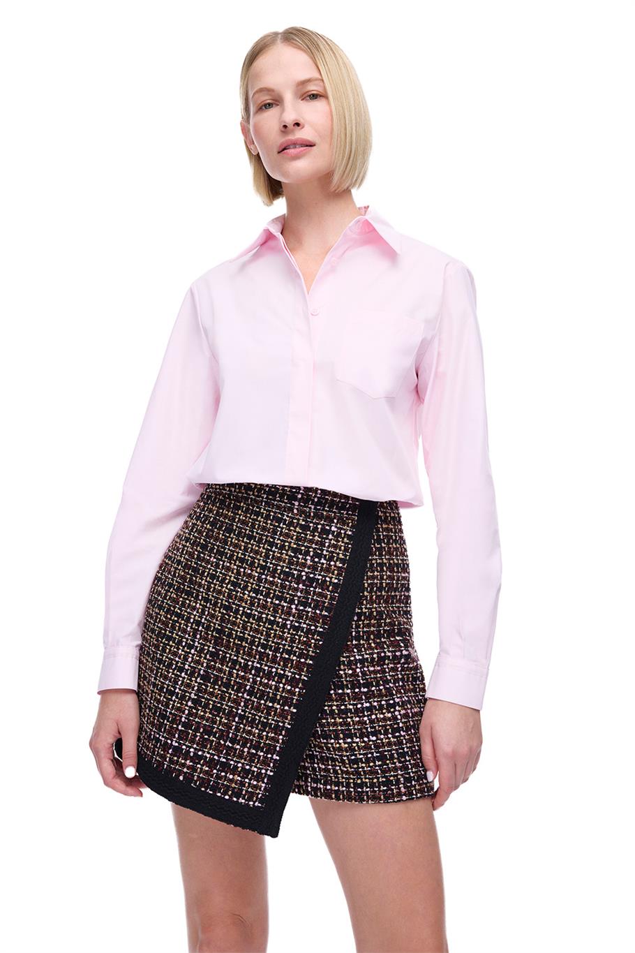 Pudra Klasik Yaka Gömlek