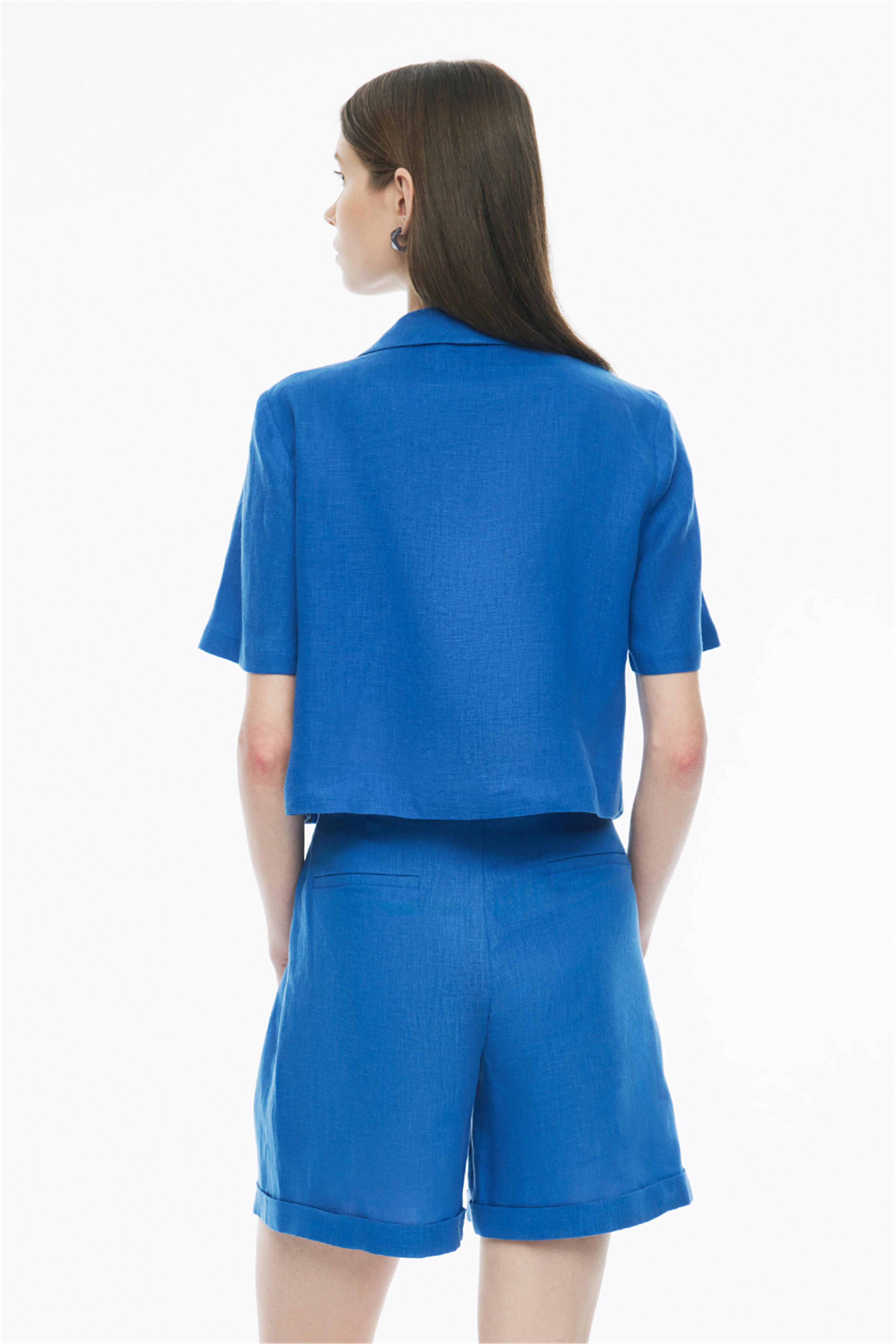 Rainer Bej Renk Regular Fit Gömlek Yaka Tulum