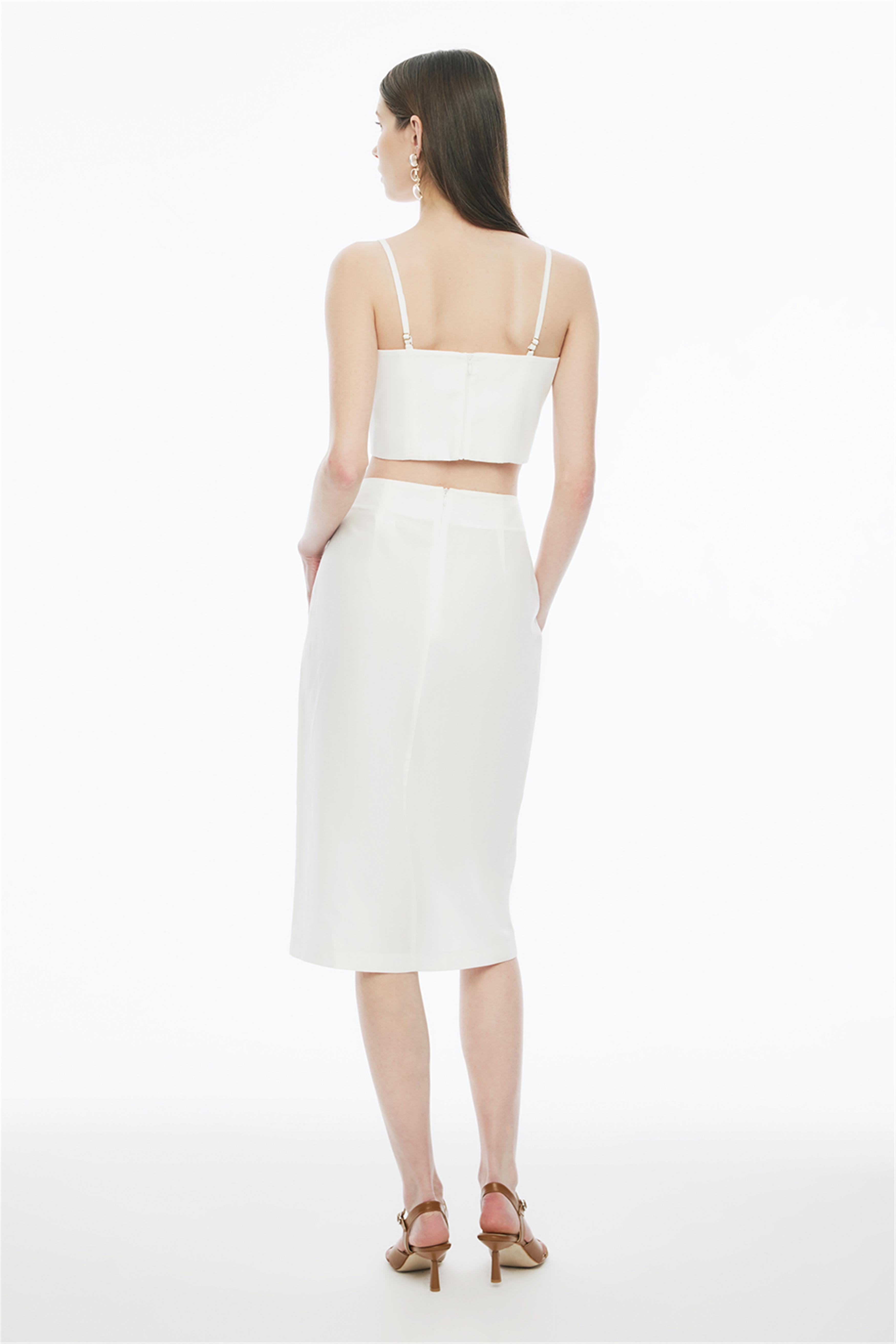 Rainer Bej Renk Regular Fit Gömlek Yaka Tulum