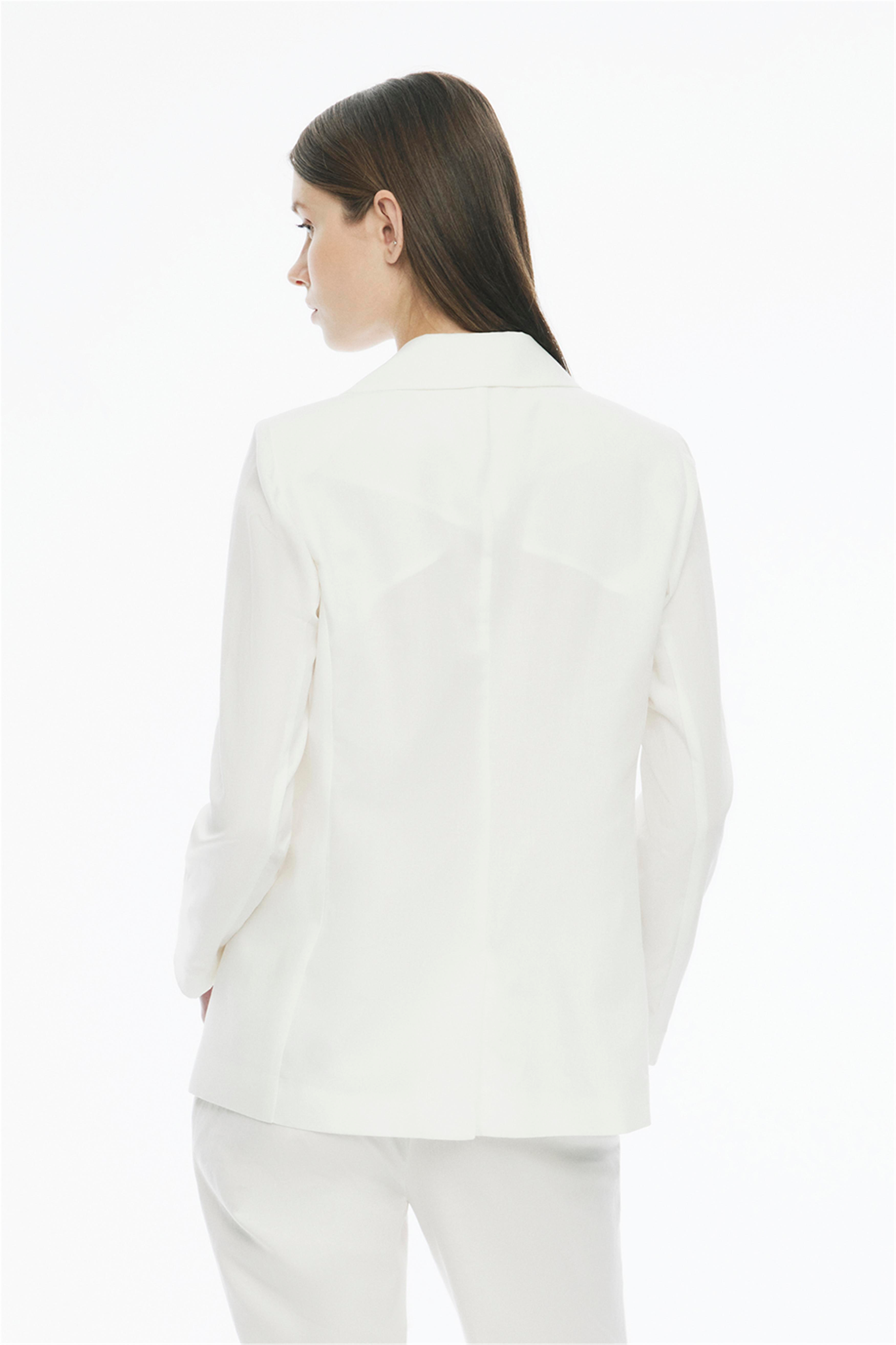 Rainer Bej Renk Regular Fit Gömlek Yaka Tulum