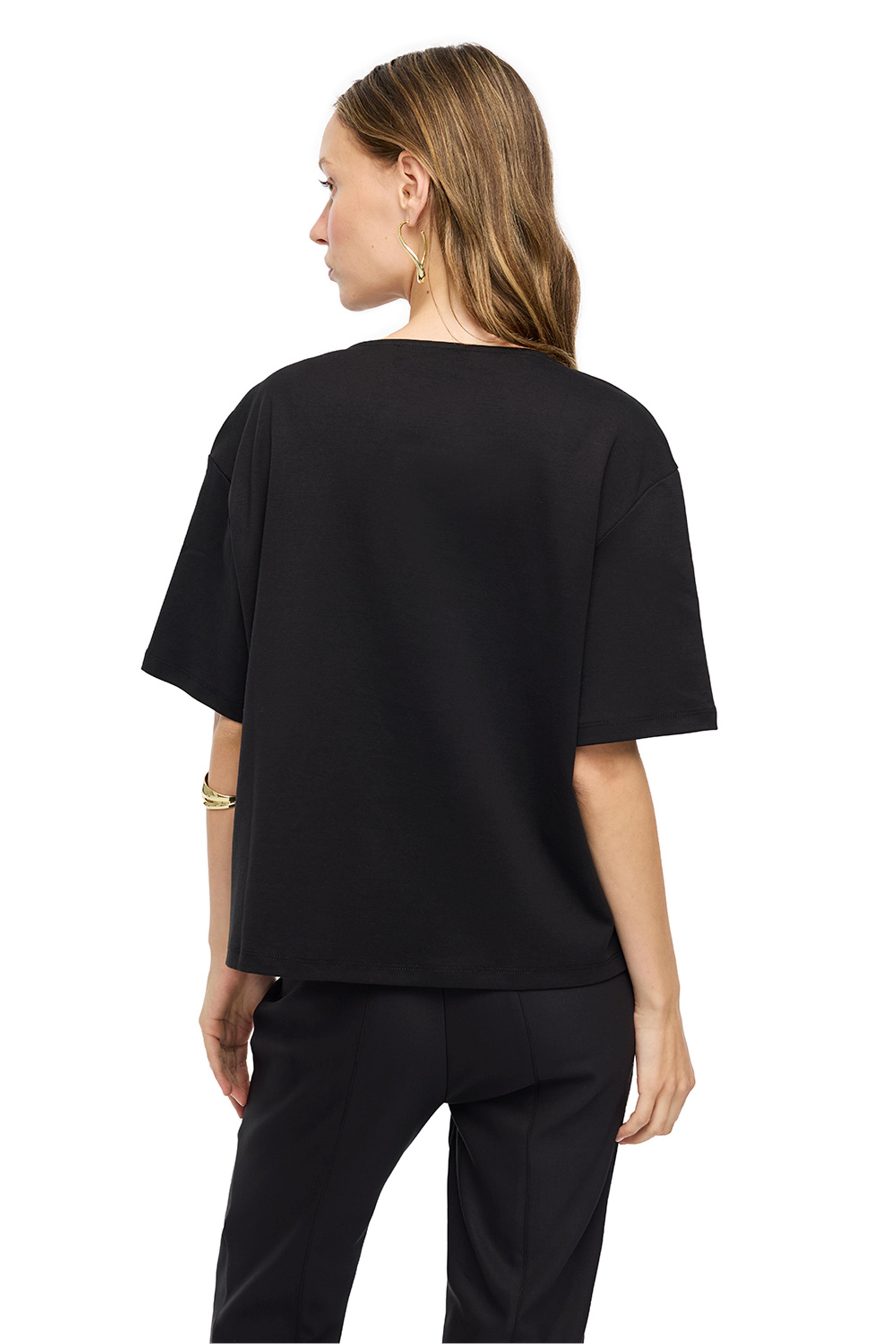 Siyah Basic Pamuk Tişört