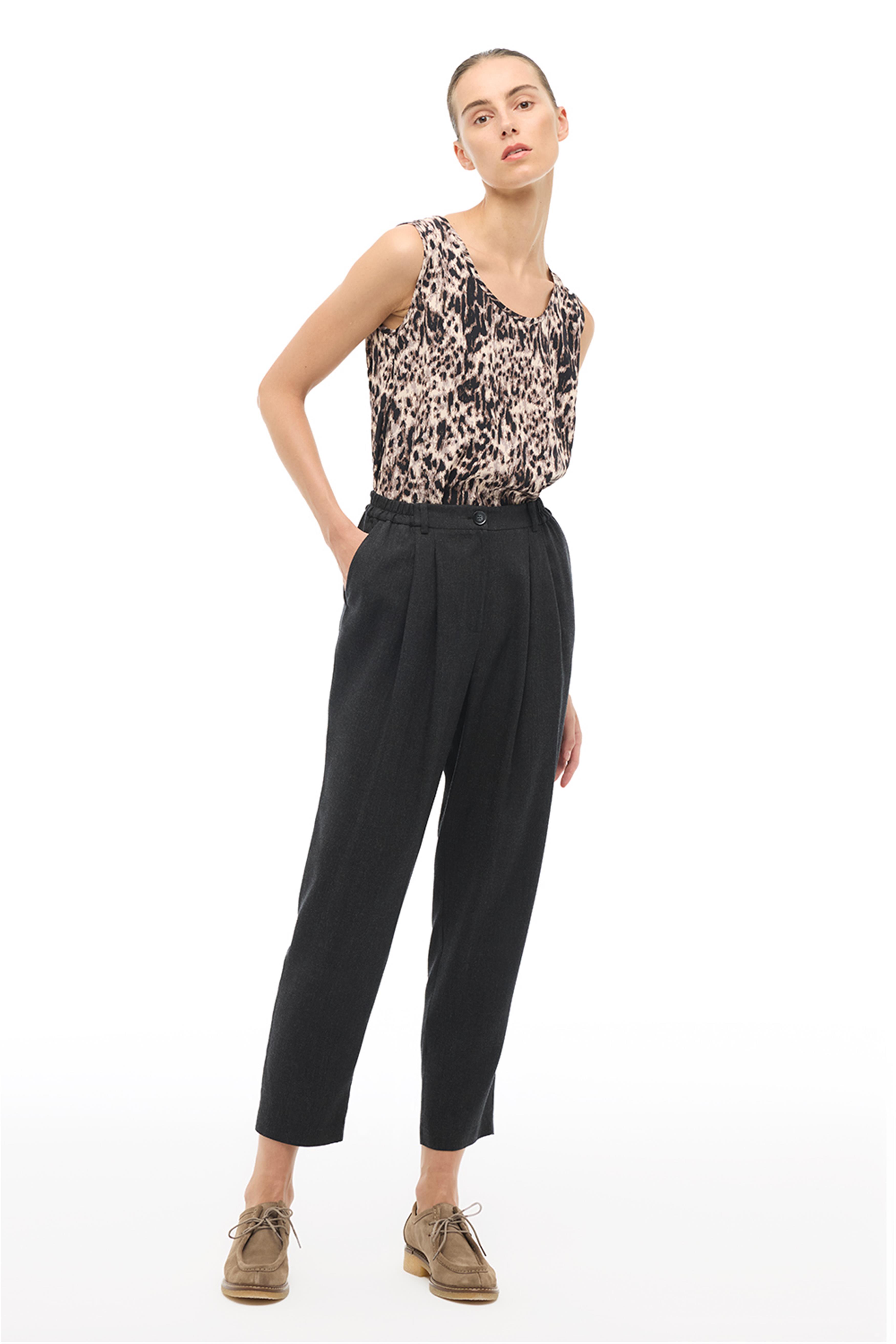 Siyah Havuç Pantolon