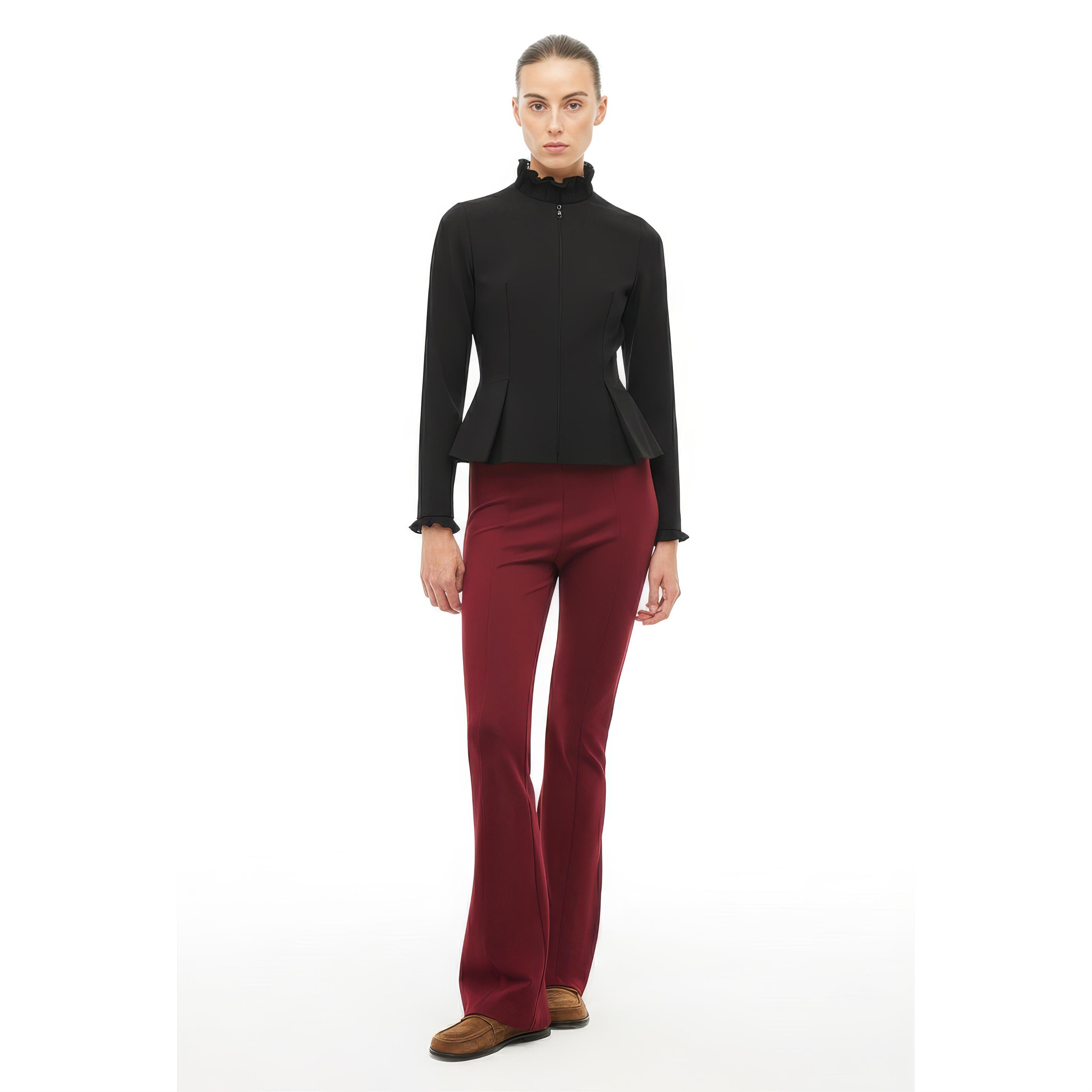 Siyah Slim Fit Kısa Ceket