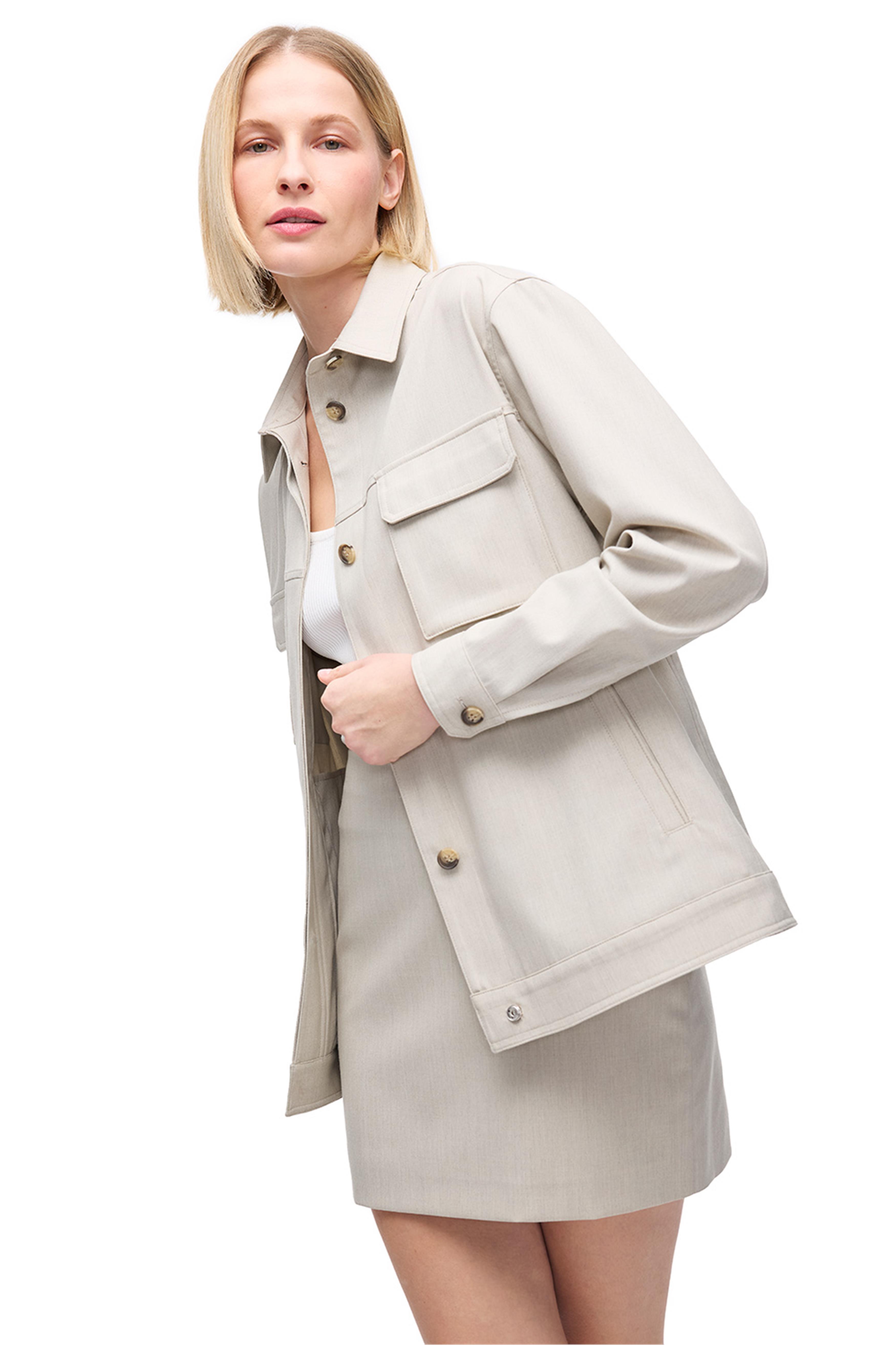 Taş Uzun Kollu Dış Gömlek