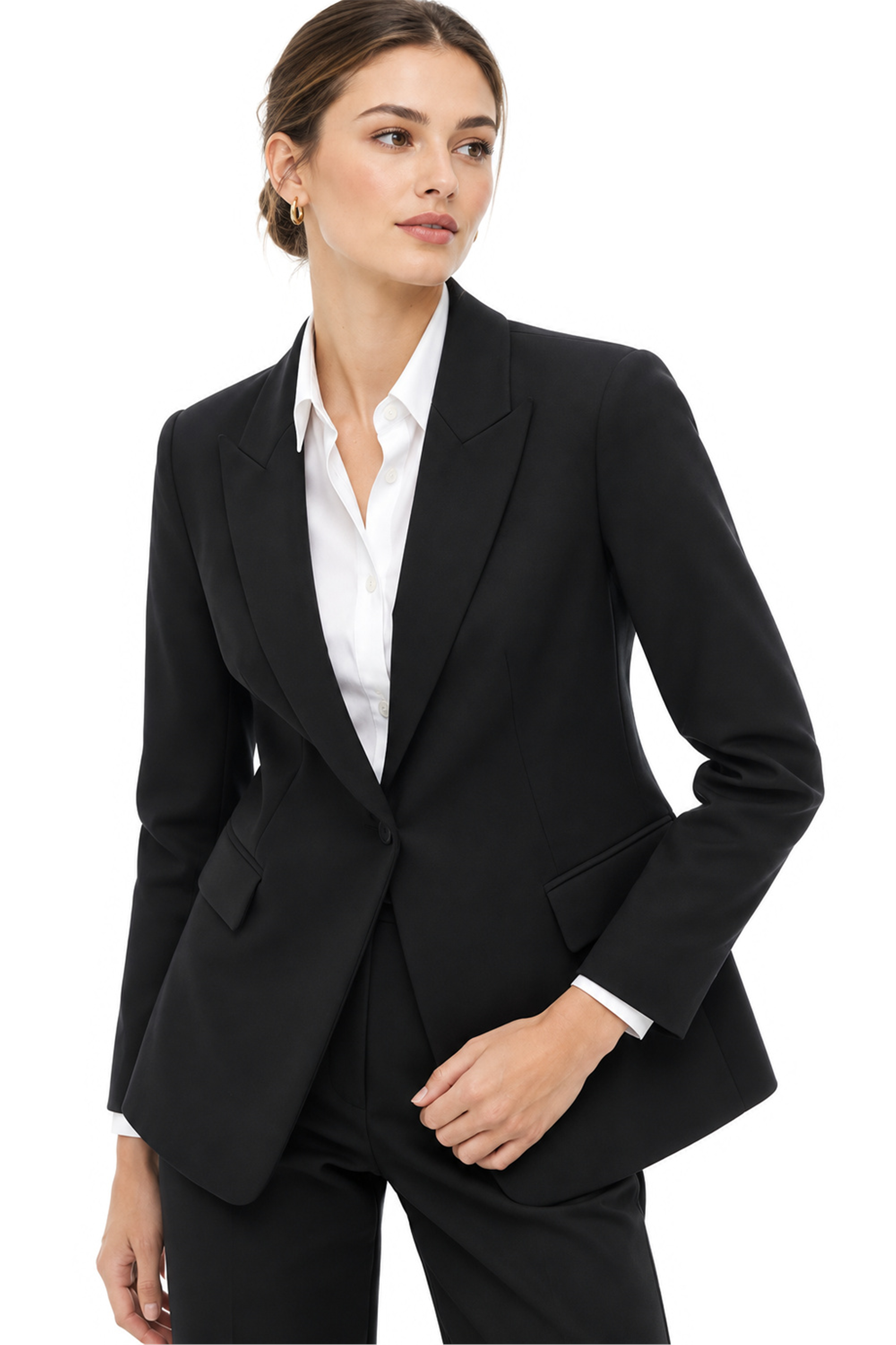 Tek Düğmeli Klasik Blazer Ceket