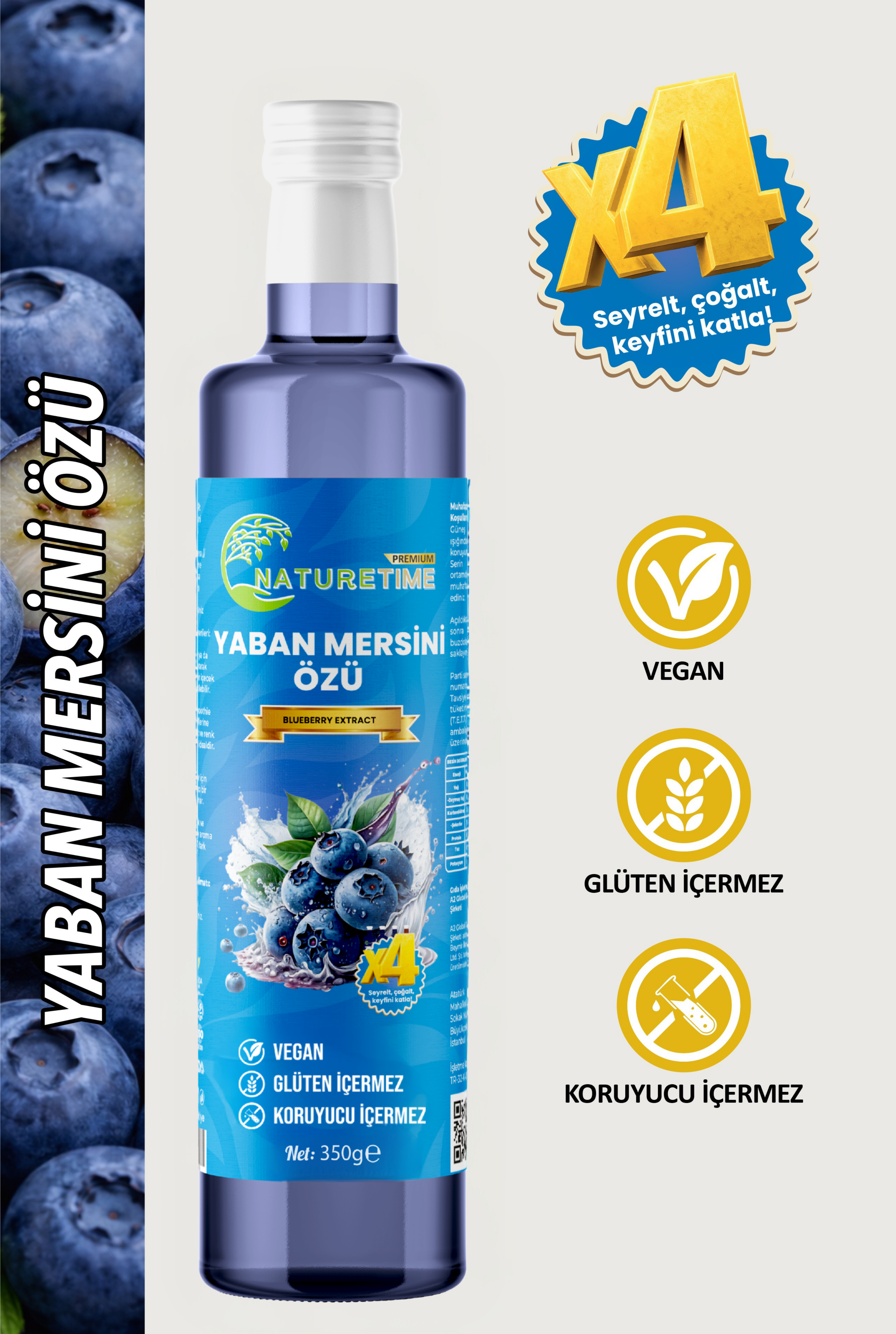 Yaban Mersini Özü 350 gr