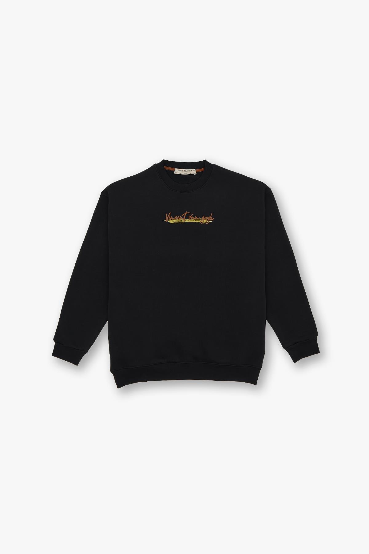 Art Nomad Oversize Sweatshirt Erkek Siyah