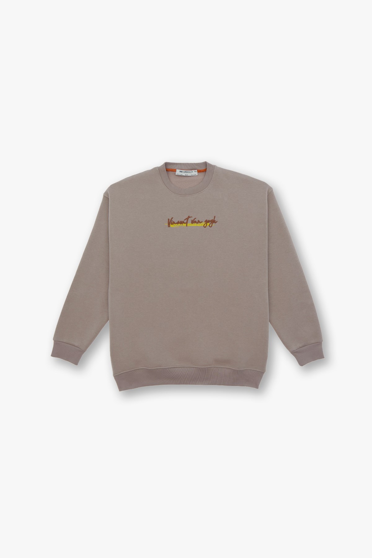 Art Nomad Oversize Sweatshirt Erkek Vizon