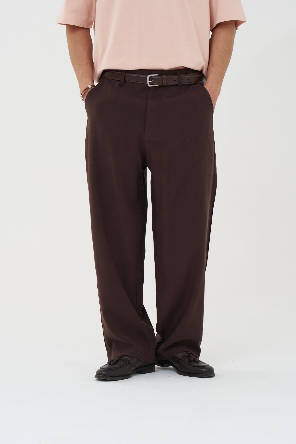 Avenue Relaxed Fit Erkek Pantolon Kahverengi