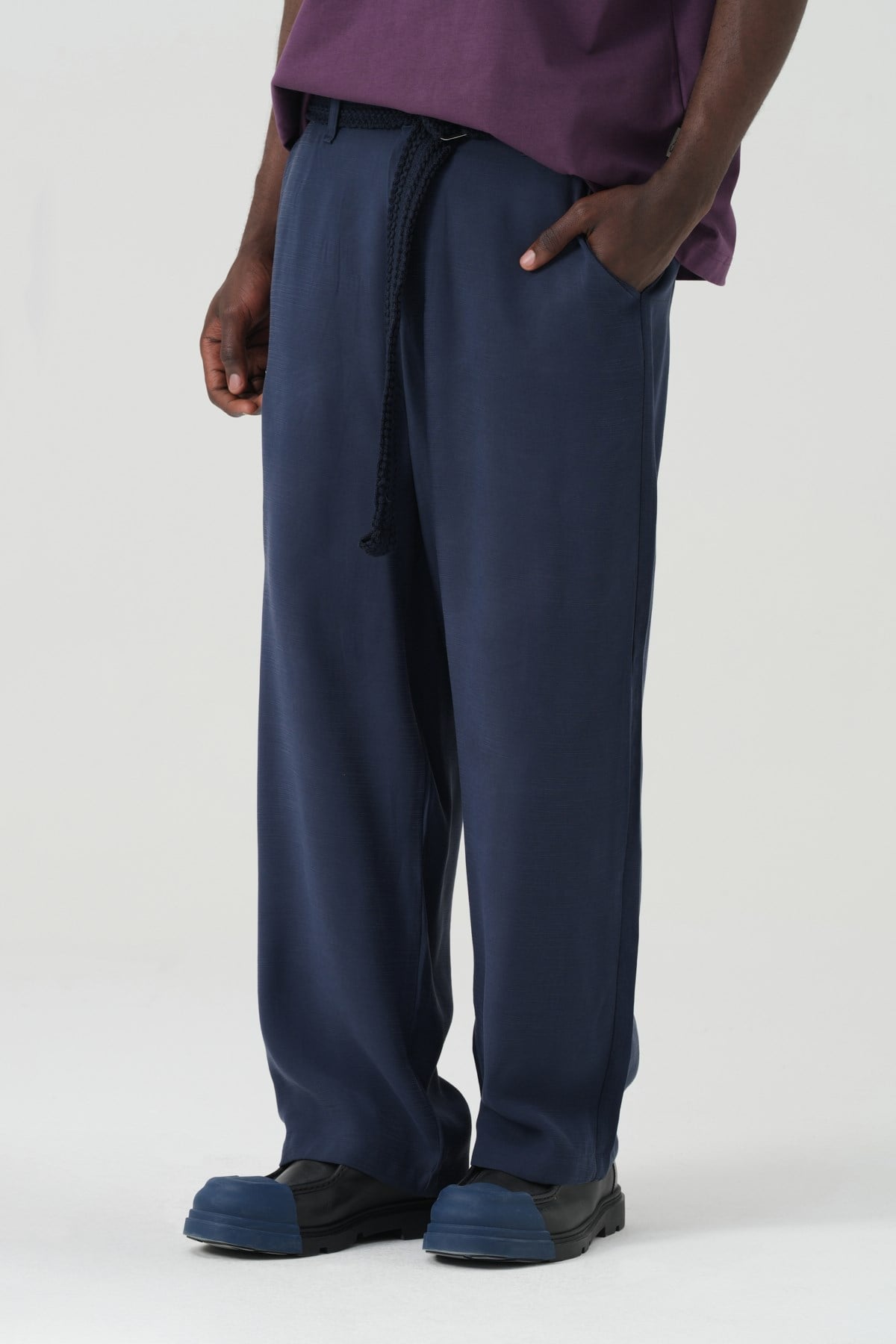 Avenue Relaxed Fit Erkek Pantolon Lacivert