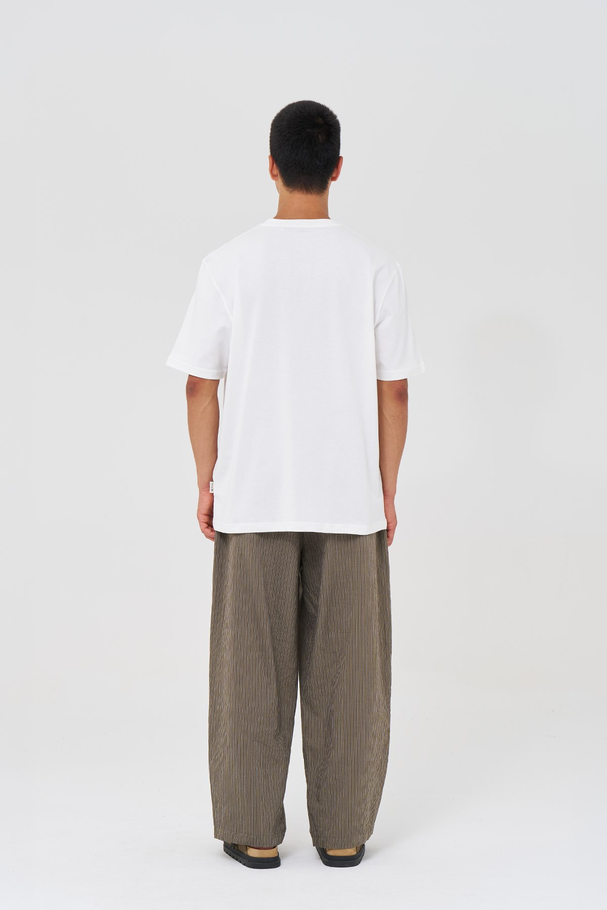 Basic Regular Fit Tişört Erkek /02 Ekru