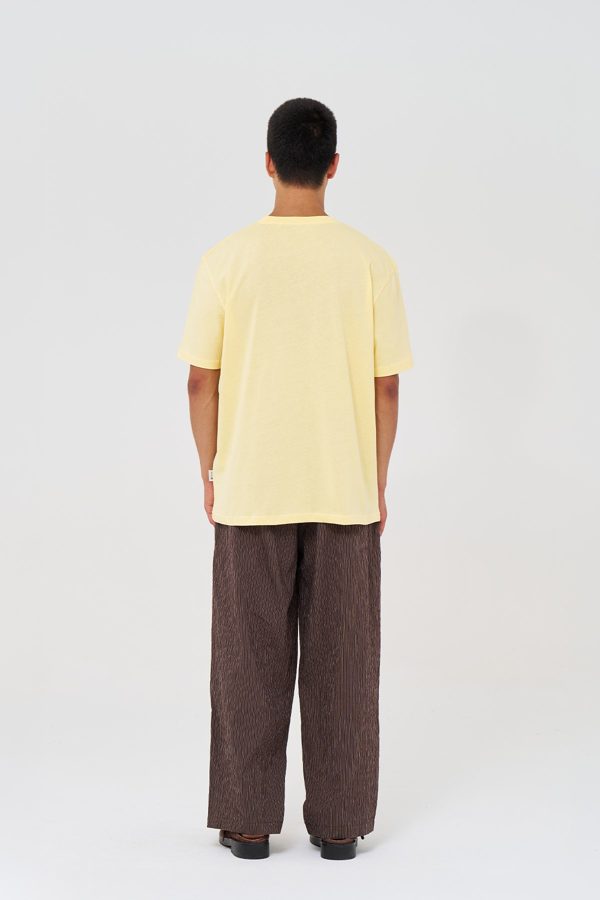 Basic Regular Fit Tişört Erkek /02 Sarı