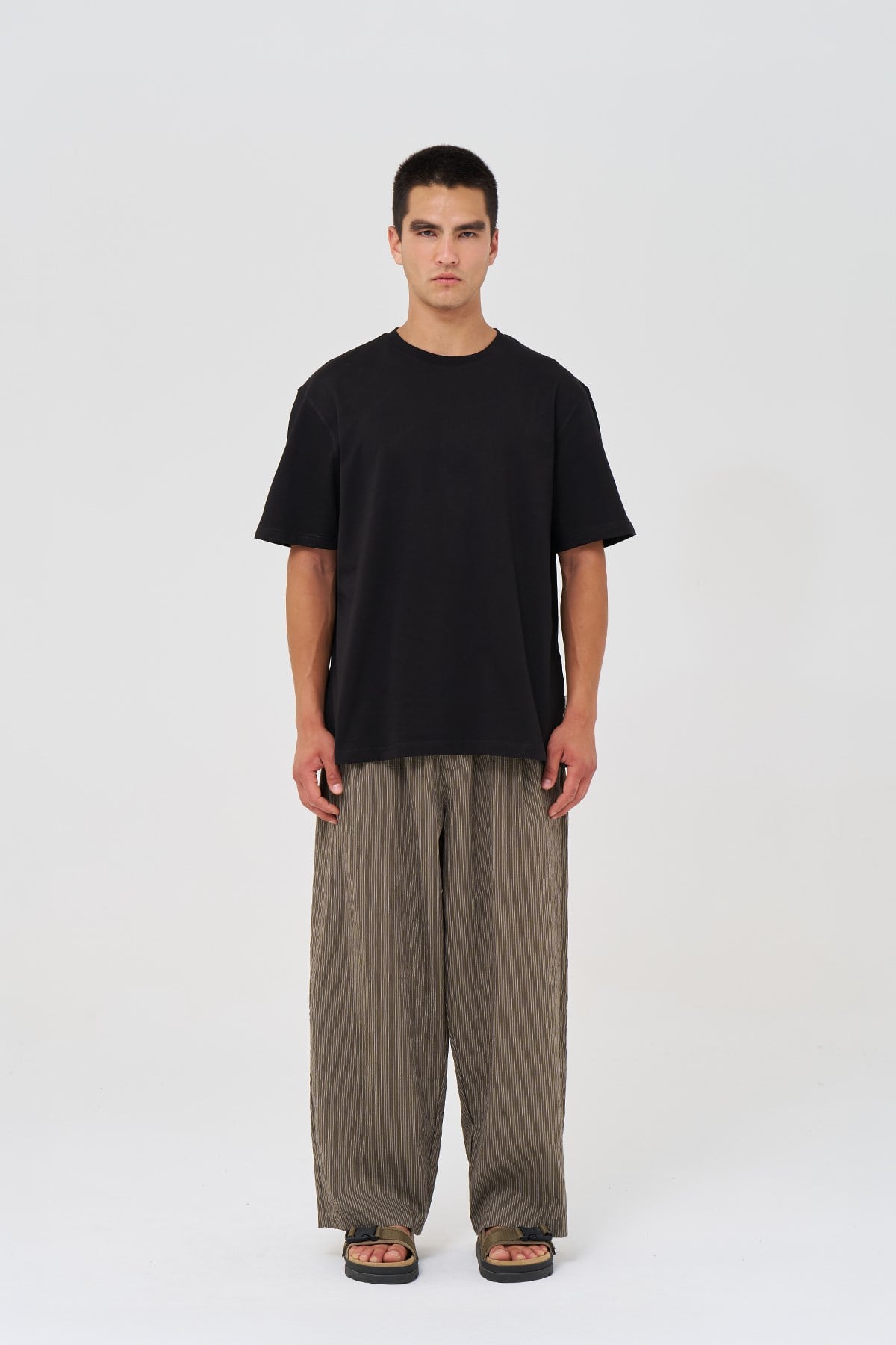 Basic Regular Fit Tişört Erkek /02 Siyah