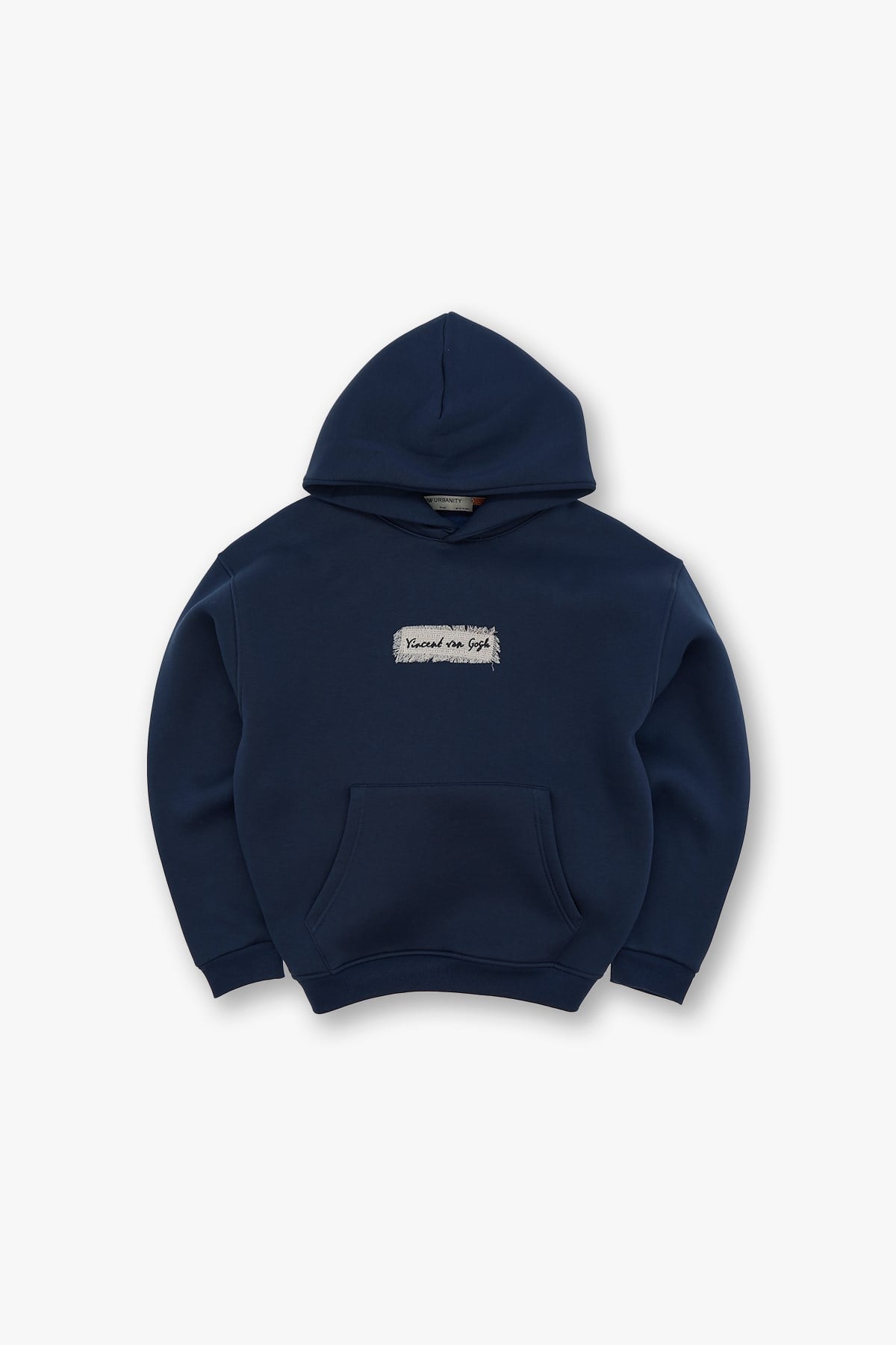 Blooming Canvas Oversize Sweatshirt Erkek İndigo