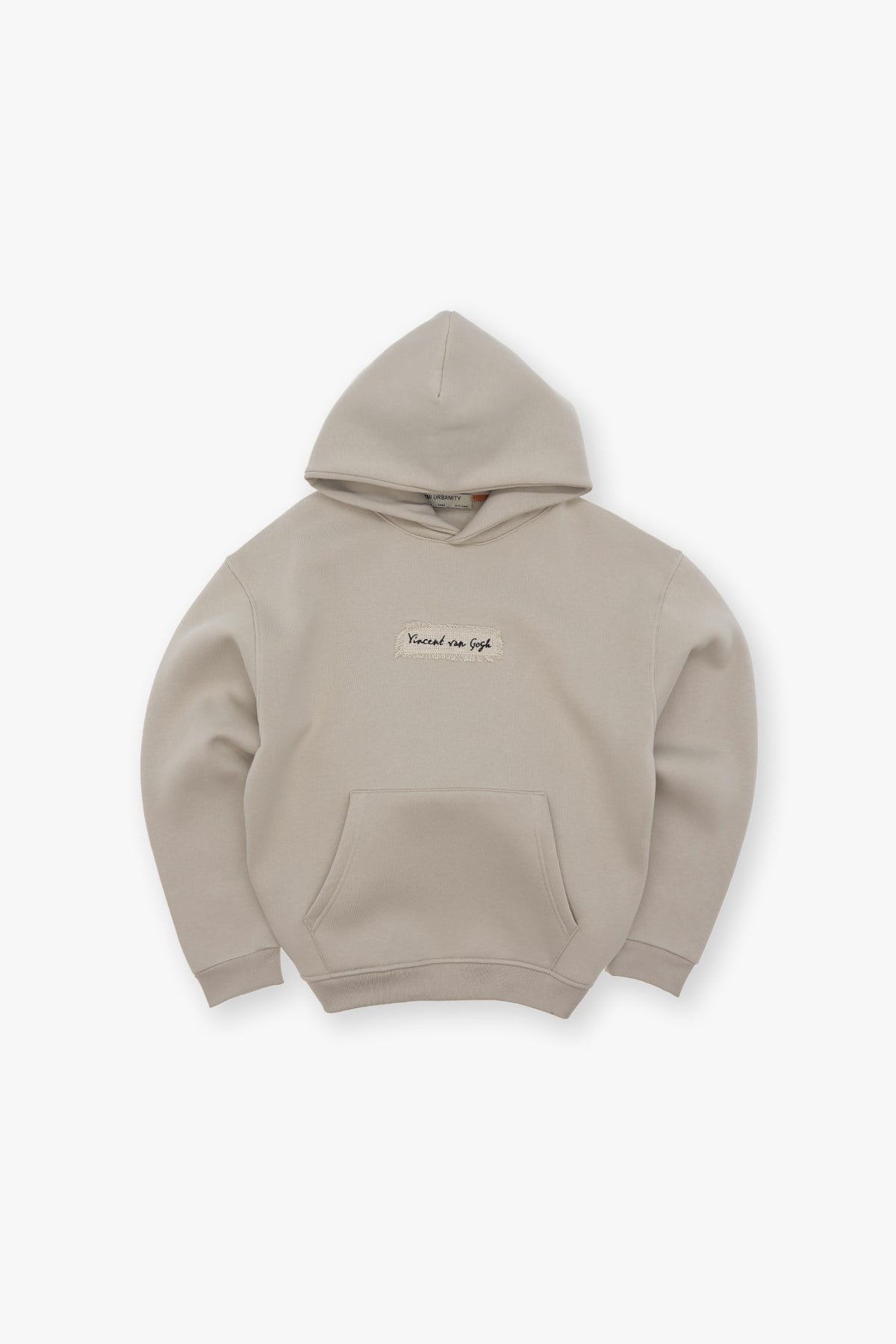 Blooming Canvas Oversize Sweatshirt Erkek Stone