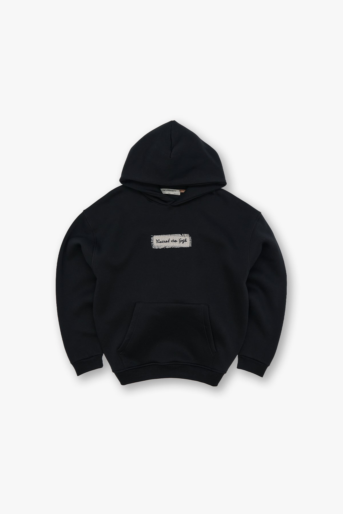 Blooming Canvas Oversize Sweatshirt Erkek Siyah
