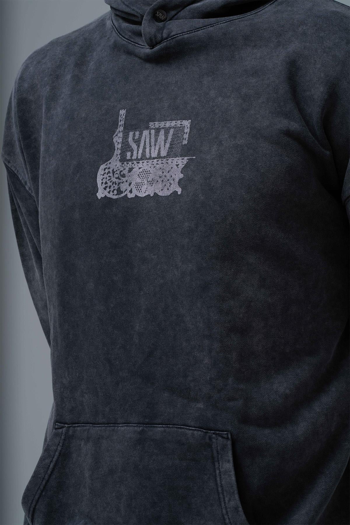 Breathe & Live Oversize Hoodie Erkek Siyah