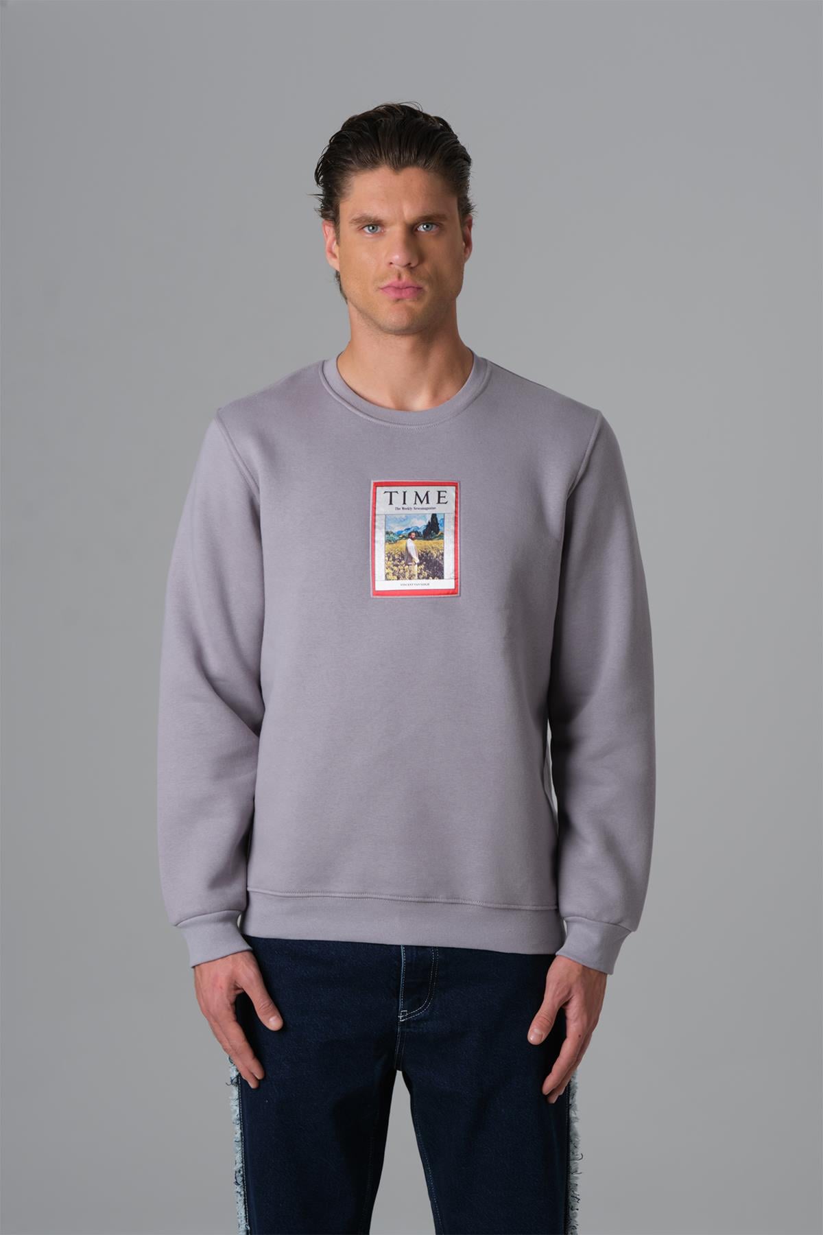 Capsule Sweatshirt Erkek Gri