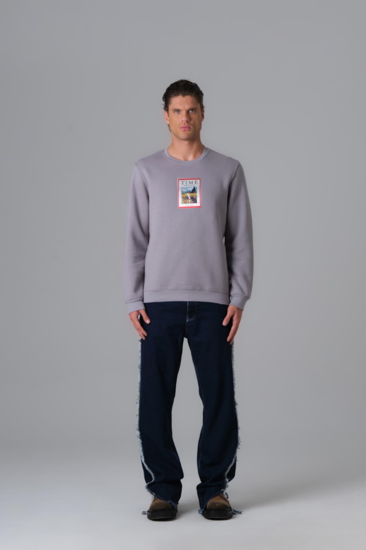 Capsule Sweatshirt Erkek Gri