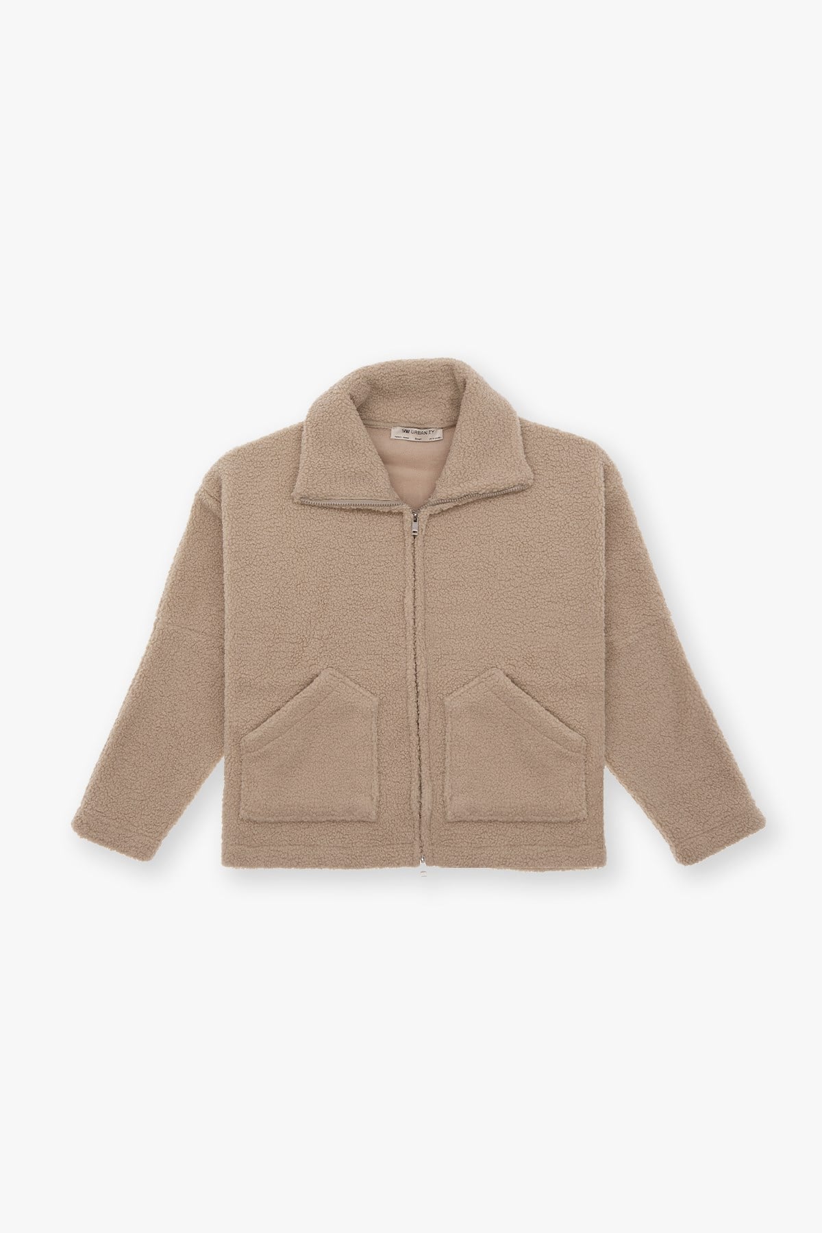Classic Haven Oversize Welsoft Ceket Kadın Bej
