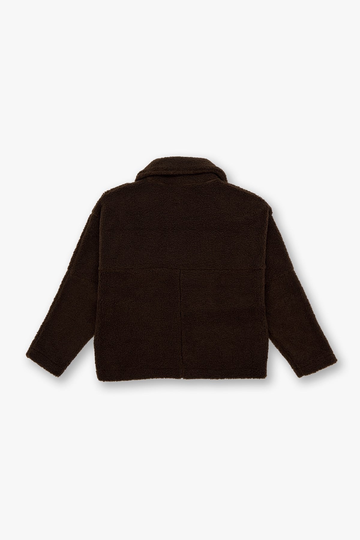 Classic Haven Oversize Welsoft Ceket Kadın Kahverengi